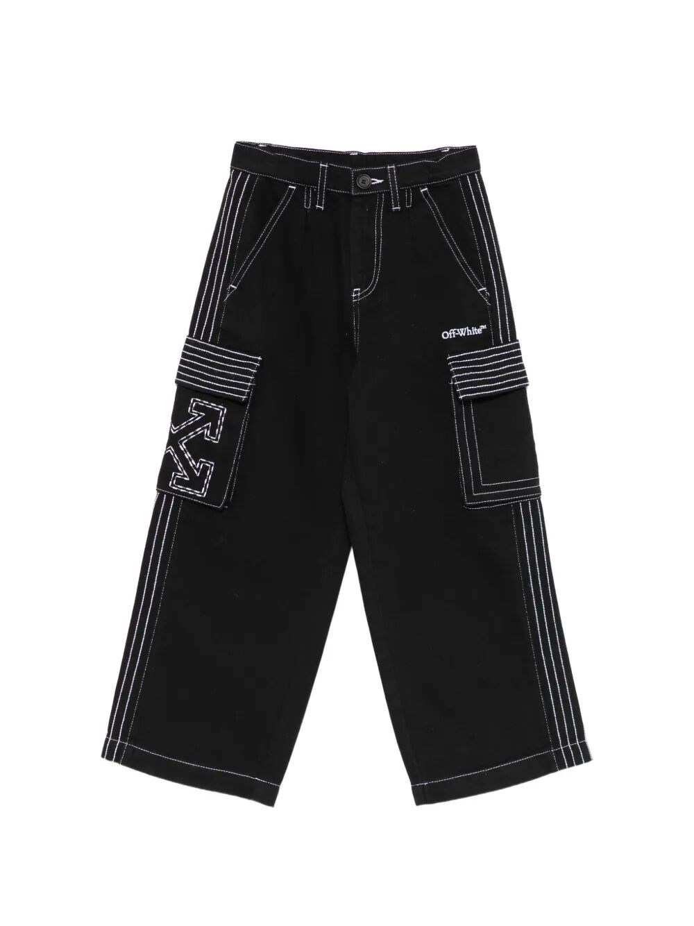 OFF WHITE KIDS Cargo Pants "Monogram Arrow"