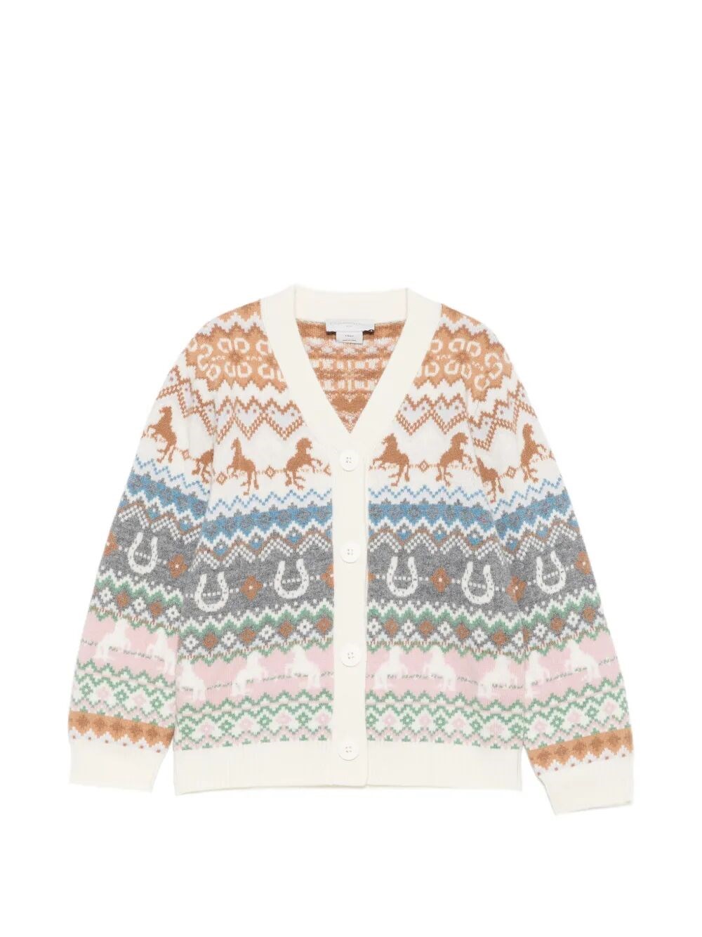 Stella McCartney STELLA MCCARTNEY KIDS Cardigan Multicolor Knit Cardigan
