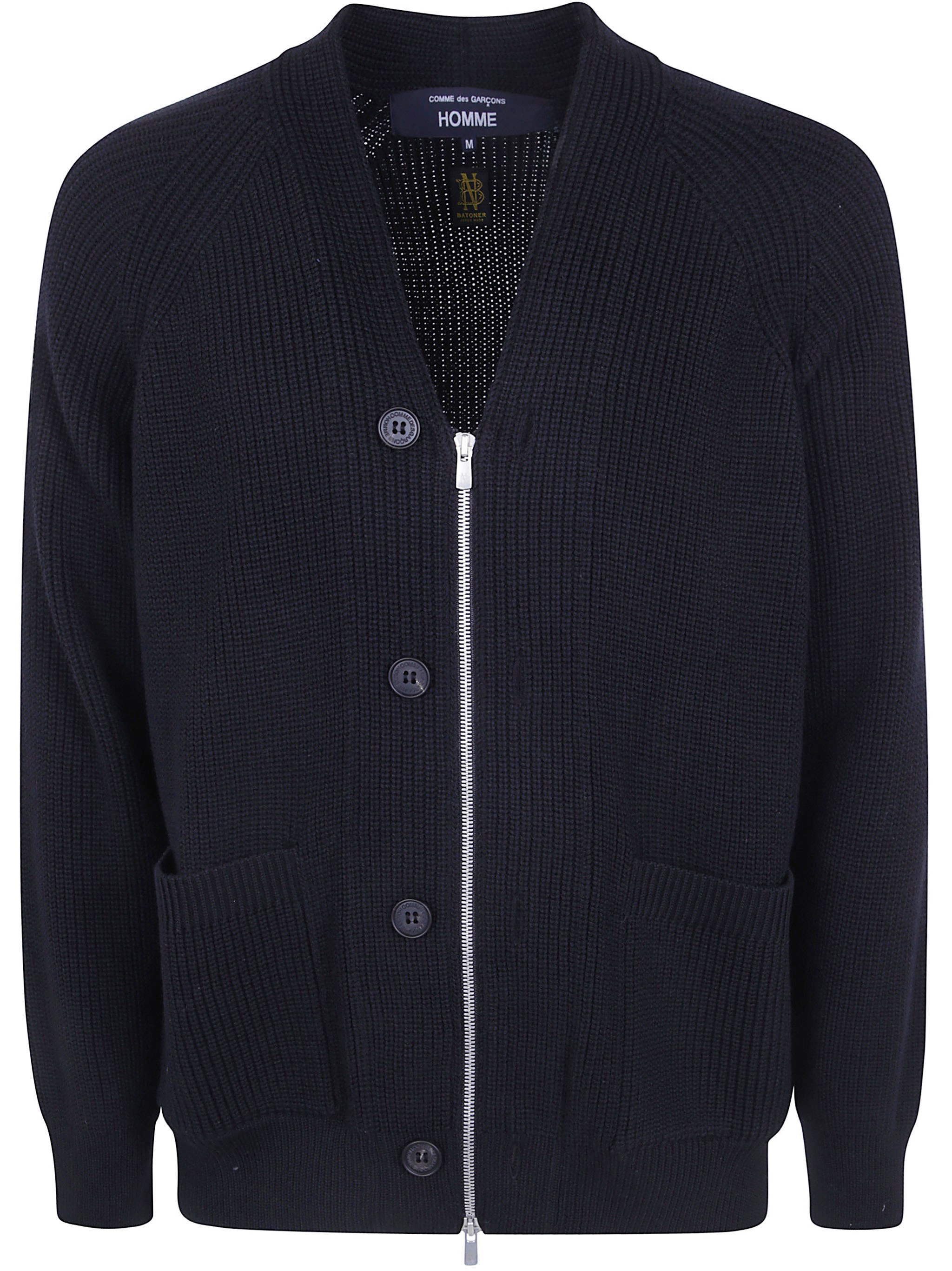 COMME DES GARCONS HOMME Cardigan Double Lace “Double Lace Wool Cardiga