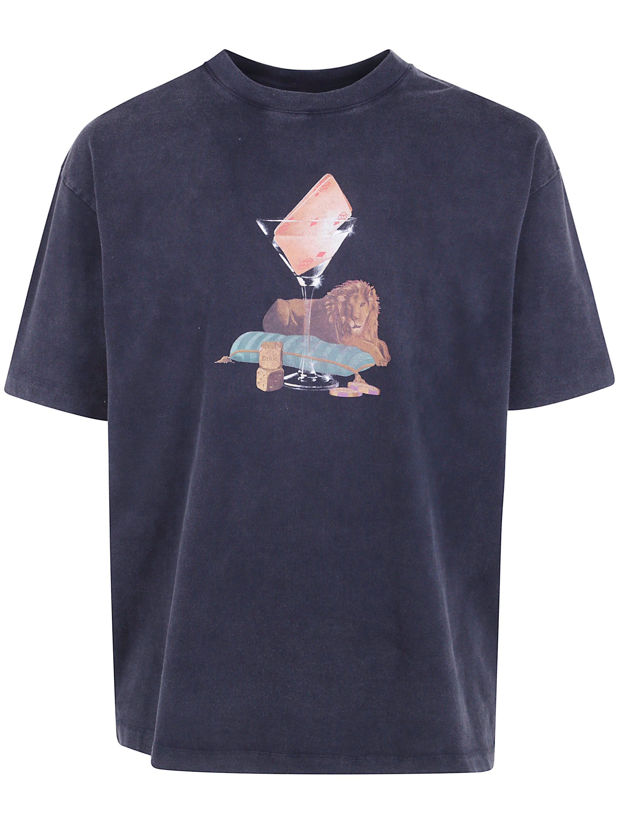 Graphic "Glass Lion" T-Shirt
