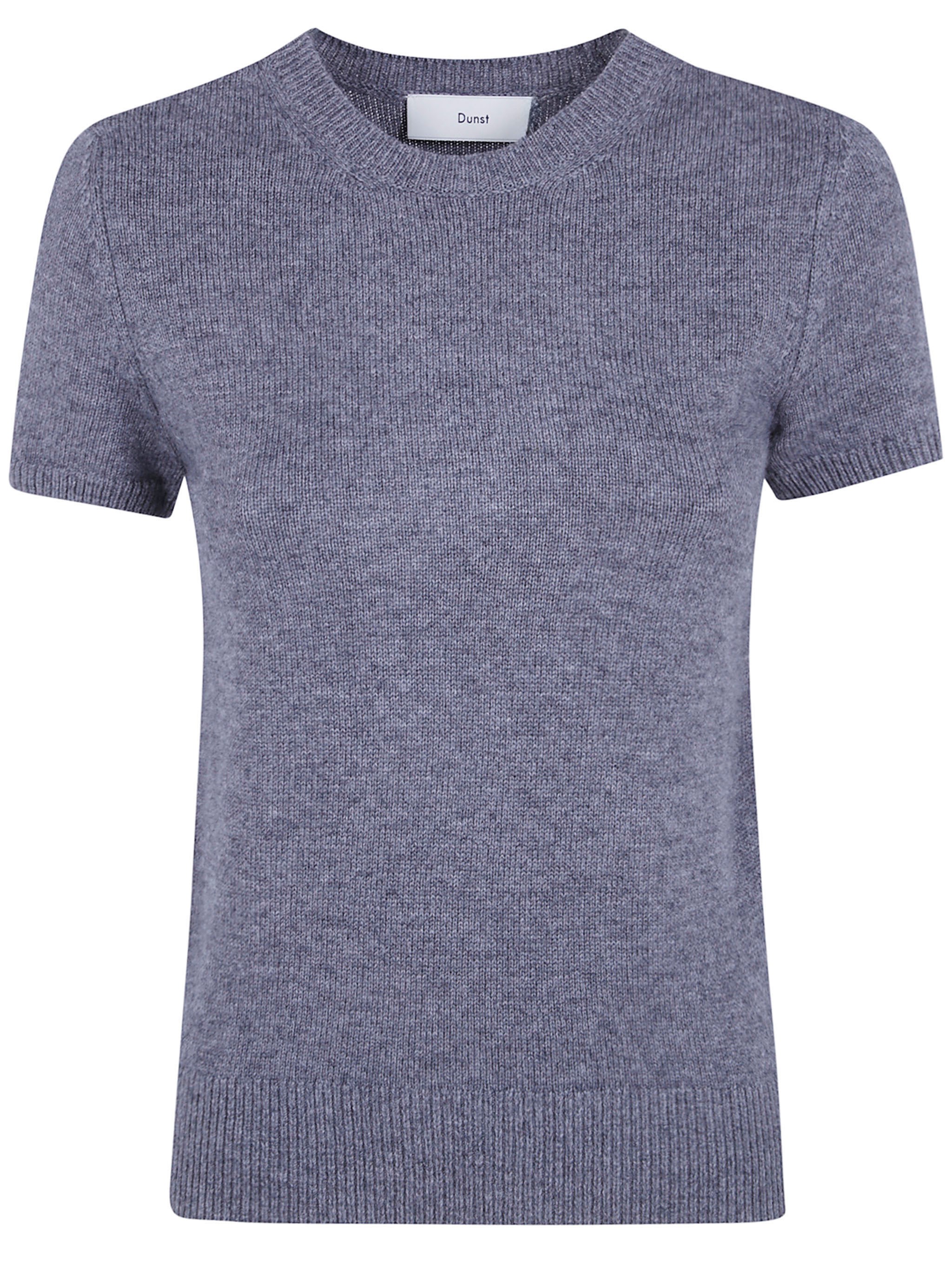 Dunst Half Sleeve Knit Top In Gray