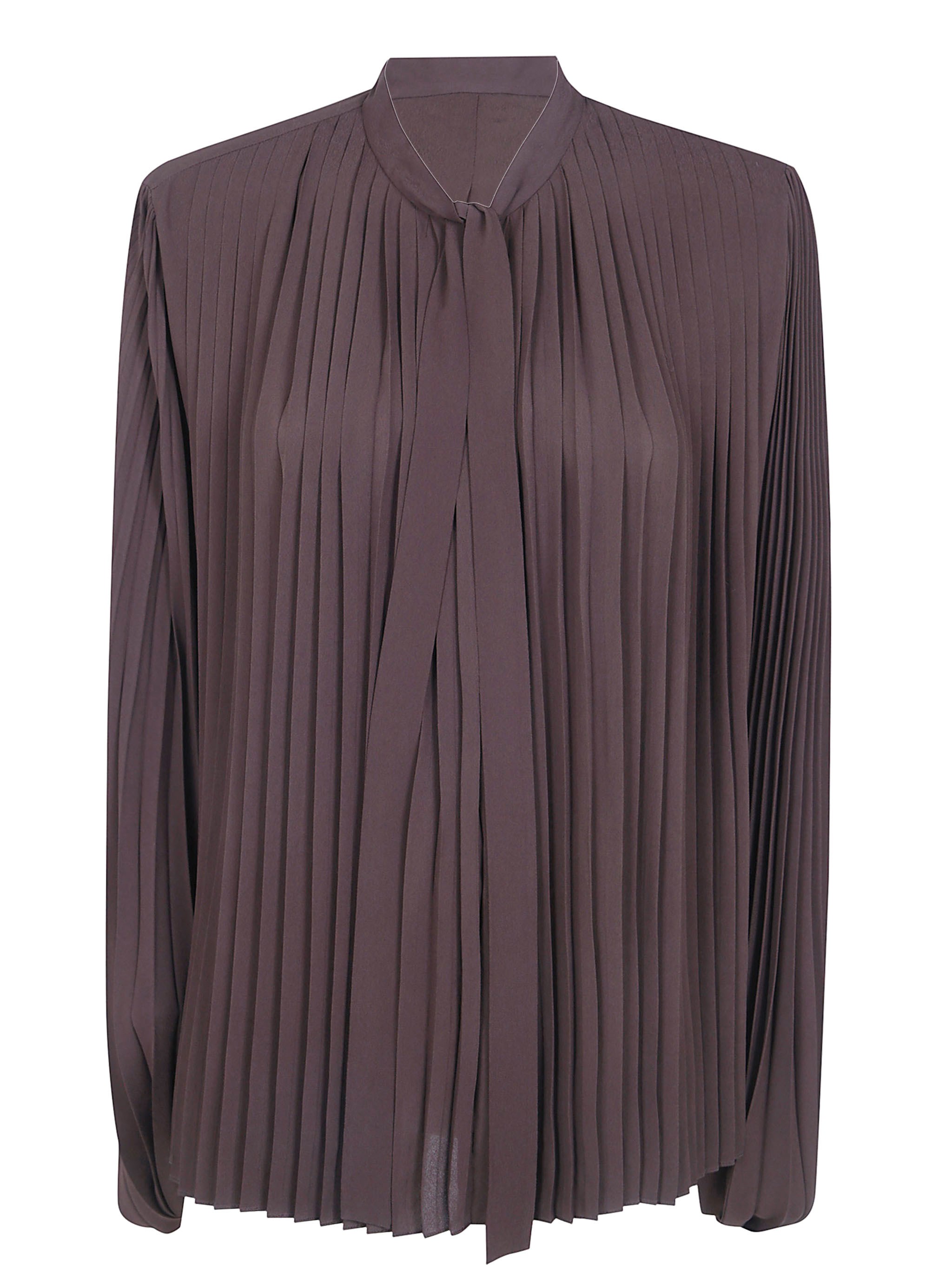 TOM FORD Shirt Lavalliere "Viscose Crepe De Chine Sunray Plisse"