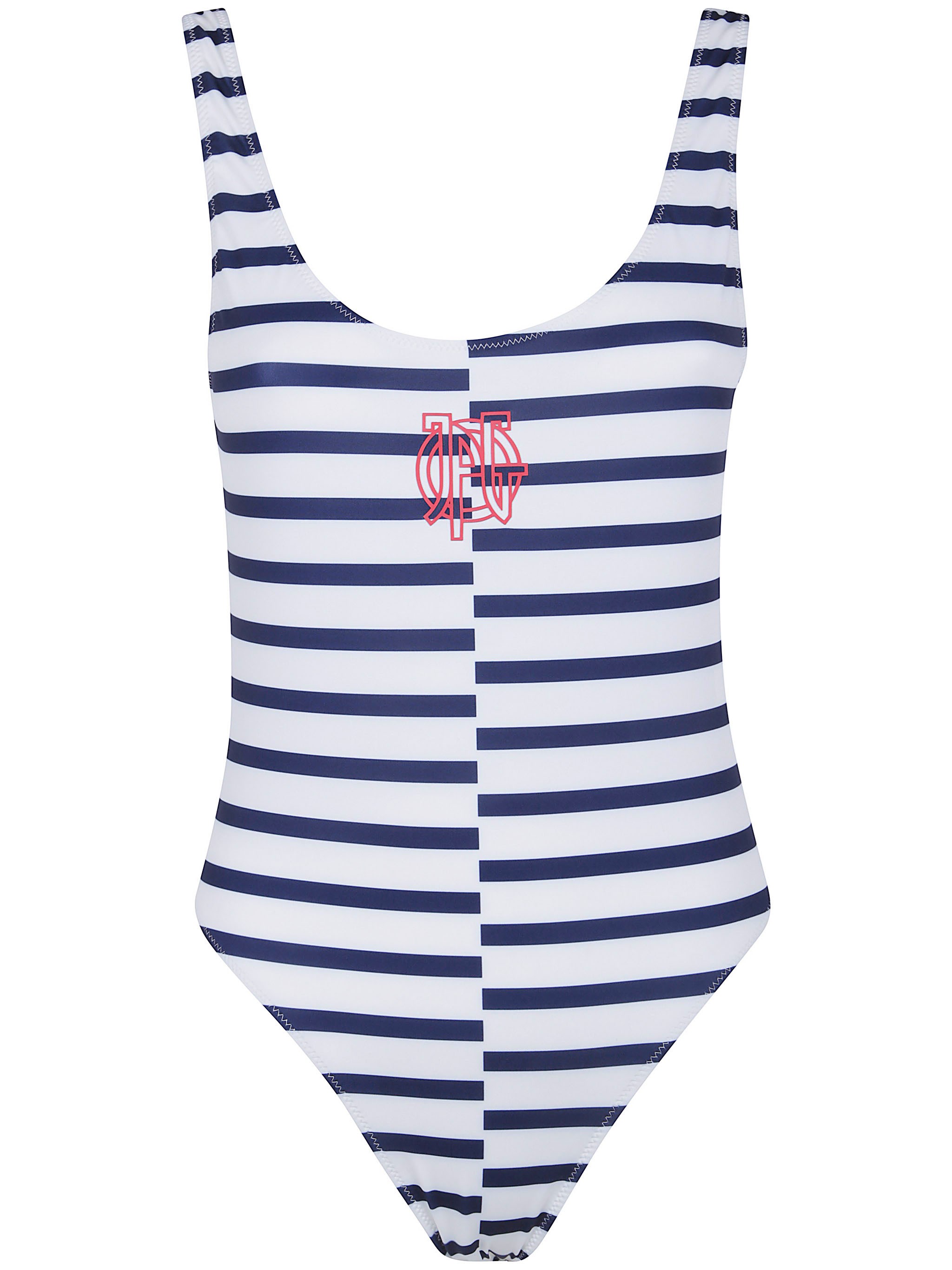 JEAN PAUL GAULTIER Swimsuit Printed "Asymetric Mariniere"