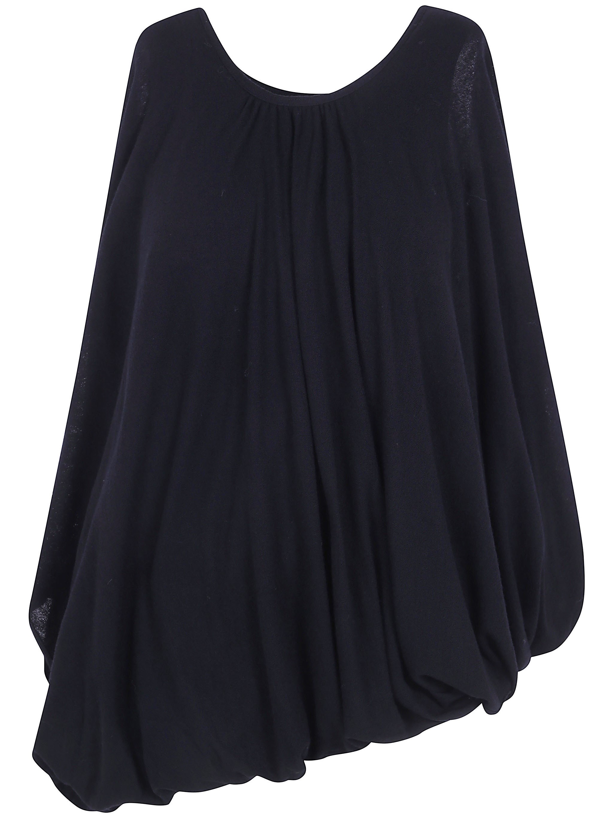 Wool Georgette X Wool Jersey Shirt