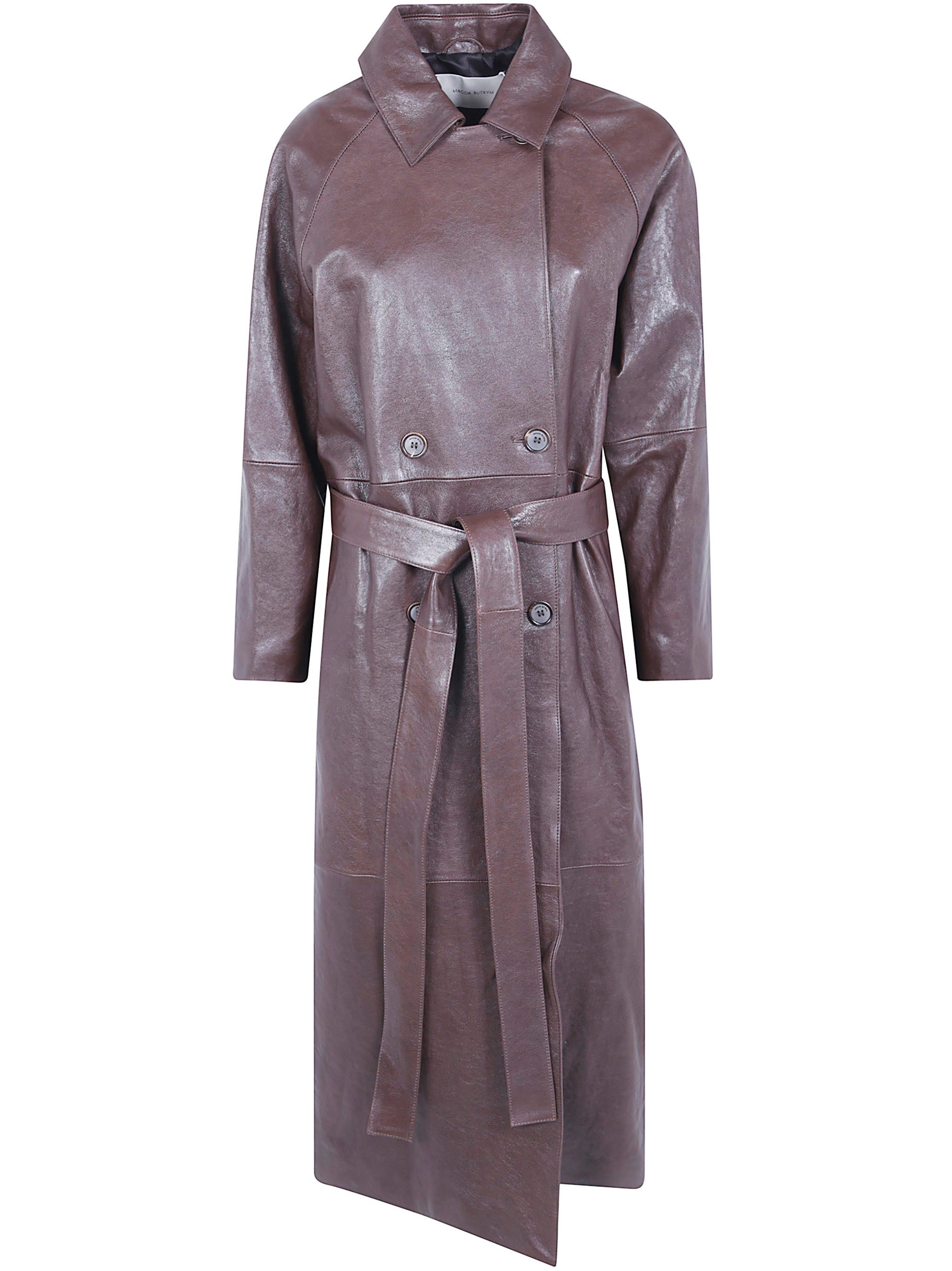 MAGDA BUTRYM Leather Coat “Leather Coat”