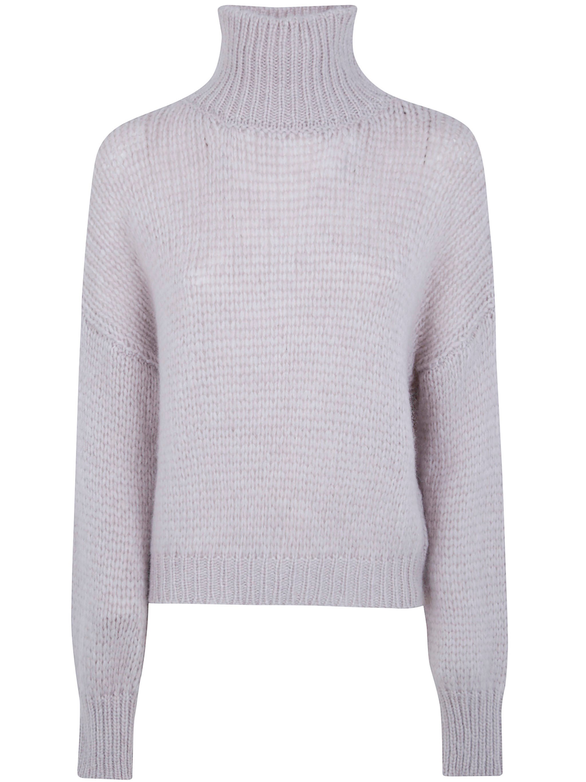 Nuur Turtleneck Sweater "long Sleeves Turtle Neck Sweater" In White