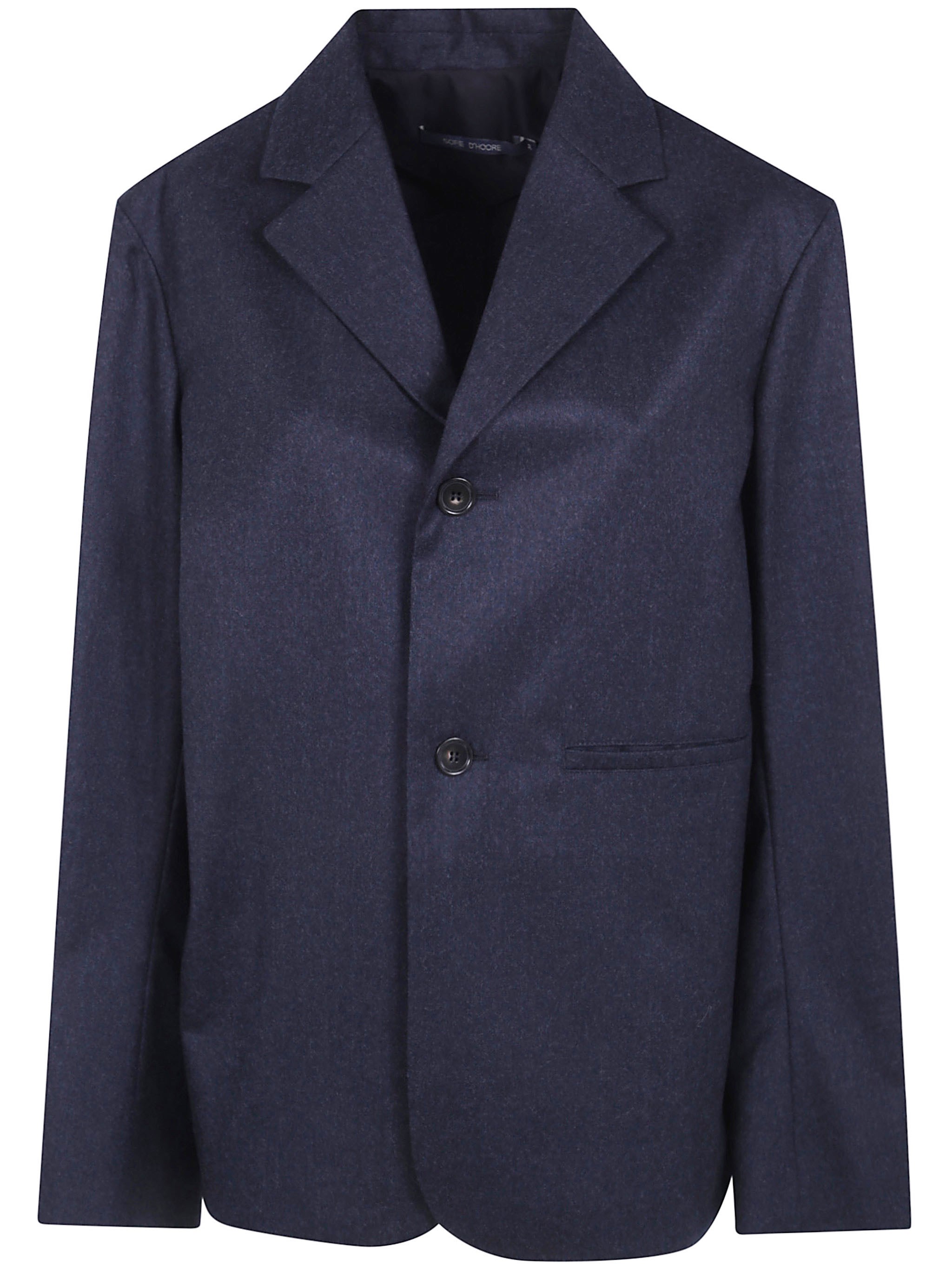 Sofie D Hoore Blazer Revere Collar "cyrano" In Gray