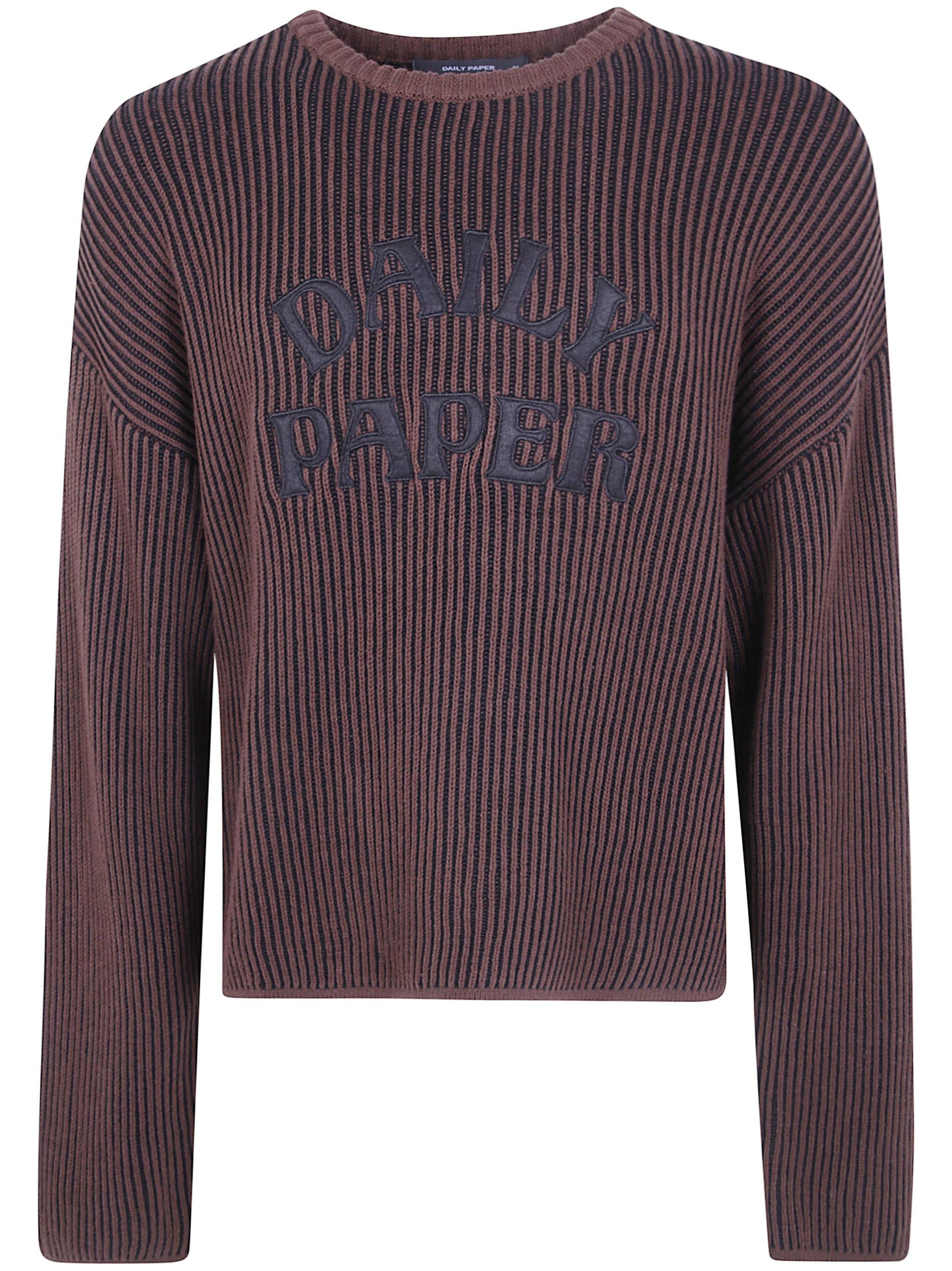 Stacked Rib Knit "Dias" Sweater