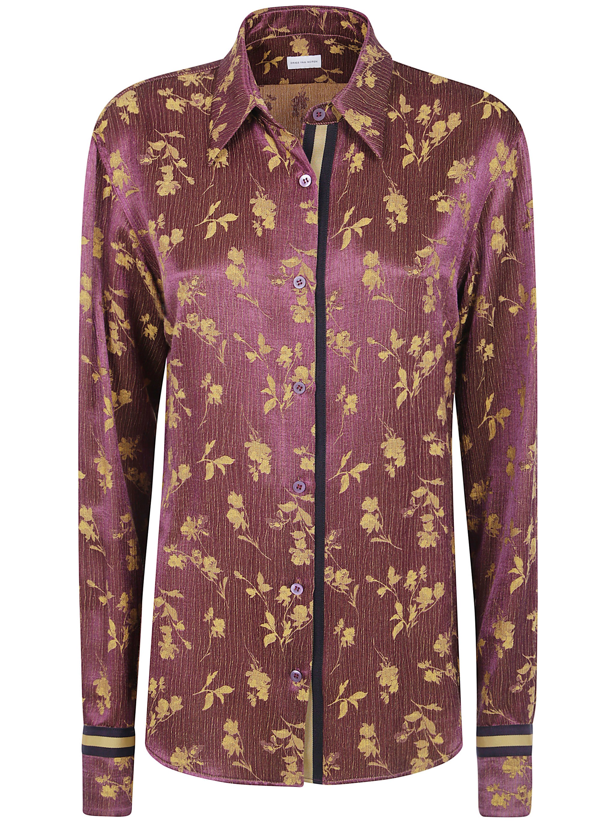 Dries Van Noten Embroidered Shirt "Chloris"