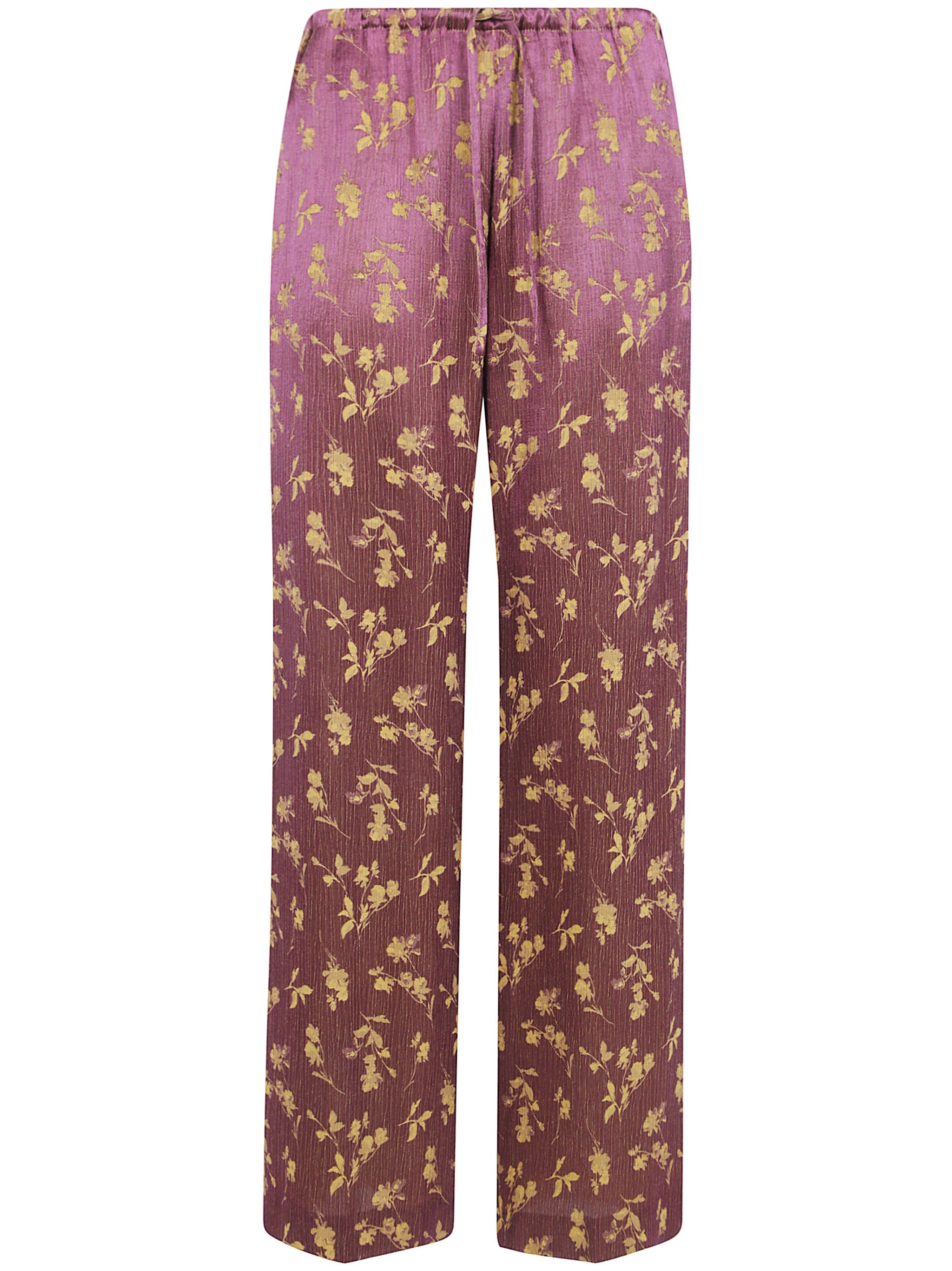 Dries Van Noten Pants Floral Pattern "Puvis"