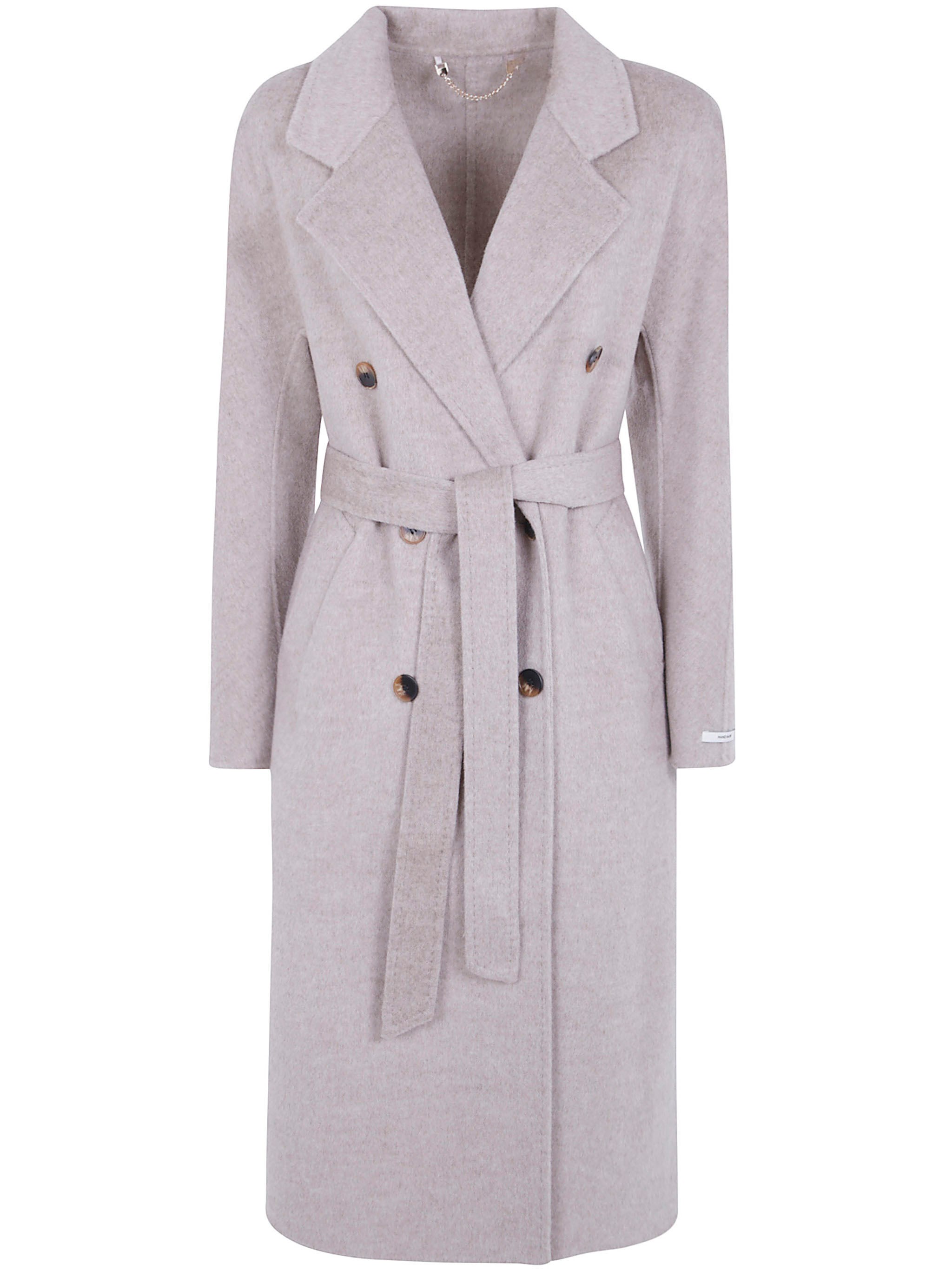Giovanni Paris Coat Olive Taupe In Brown