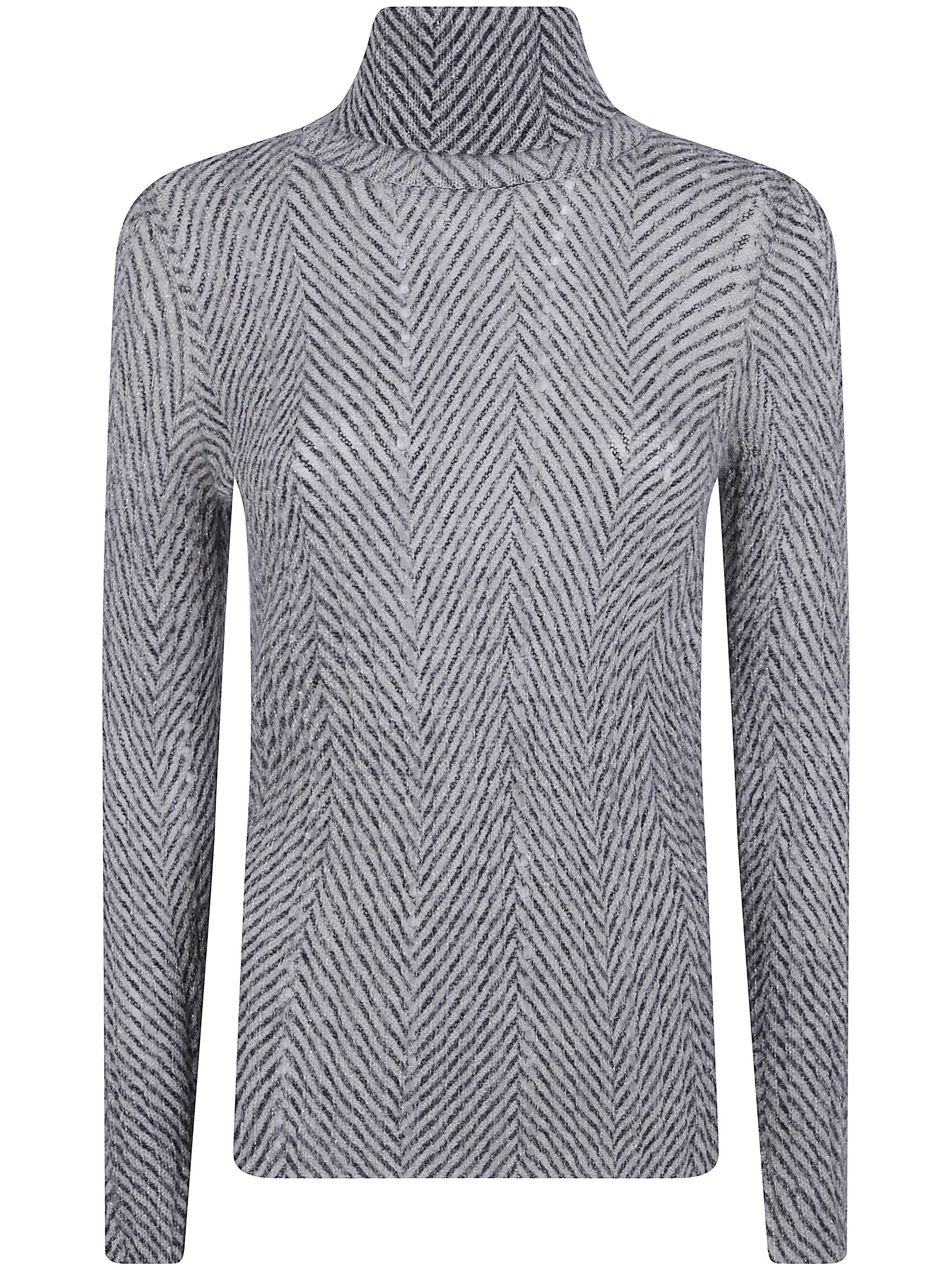 TWINSET Turtleneck Sweater Geometric