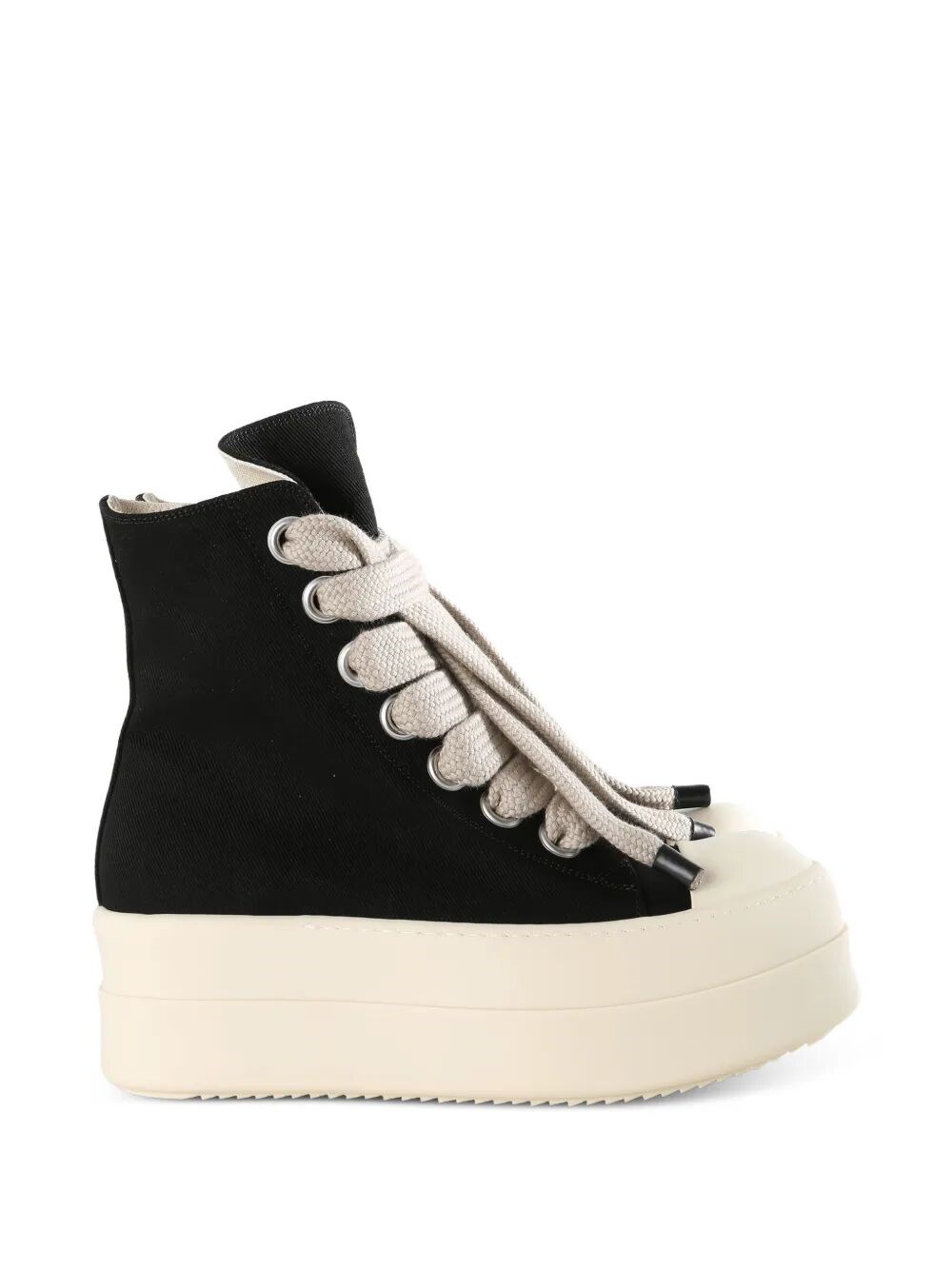 RICK OWENS DRKSHDW Denim Sneakers "Mega Bumper Jumbolace"