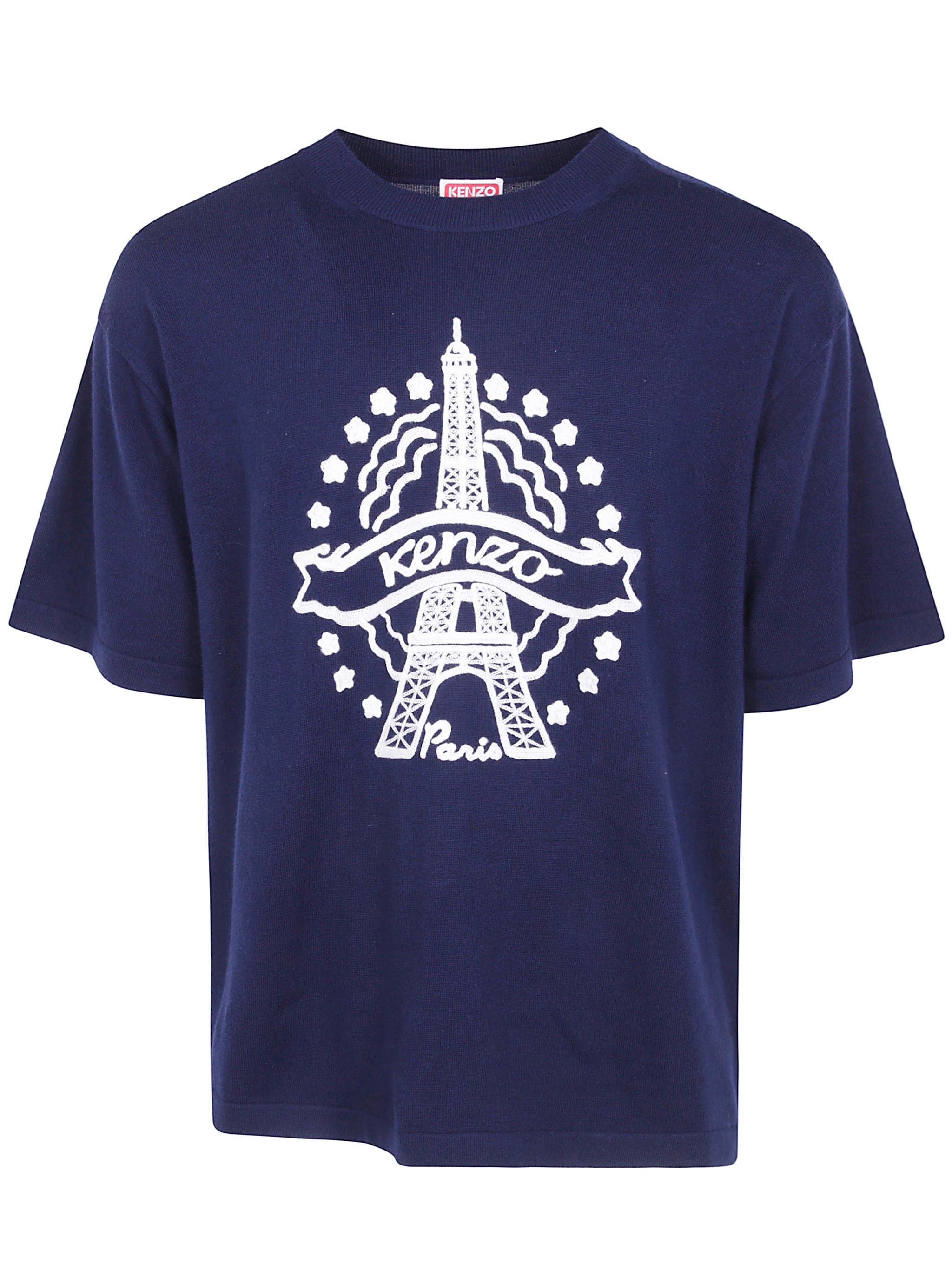 "Kenzo Eiffel Tower Design" T-Shirt