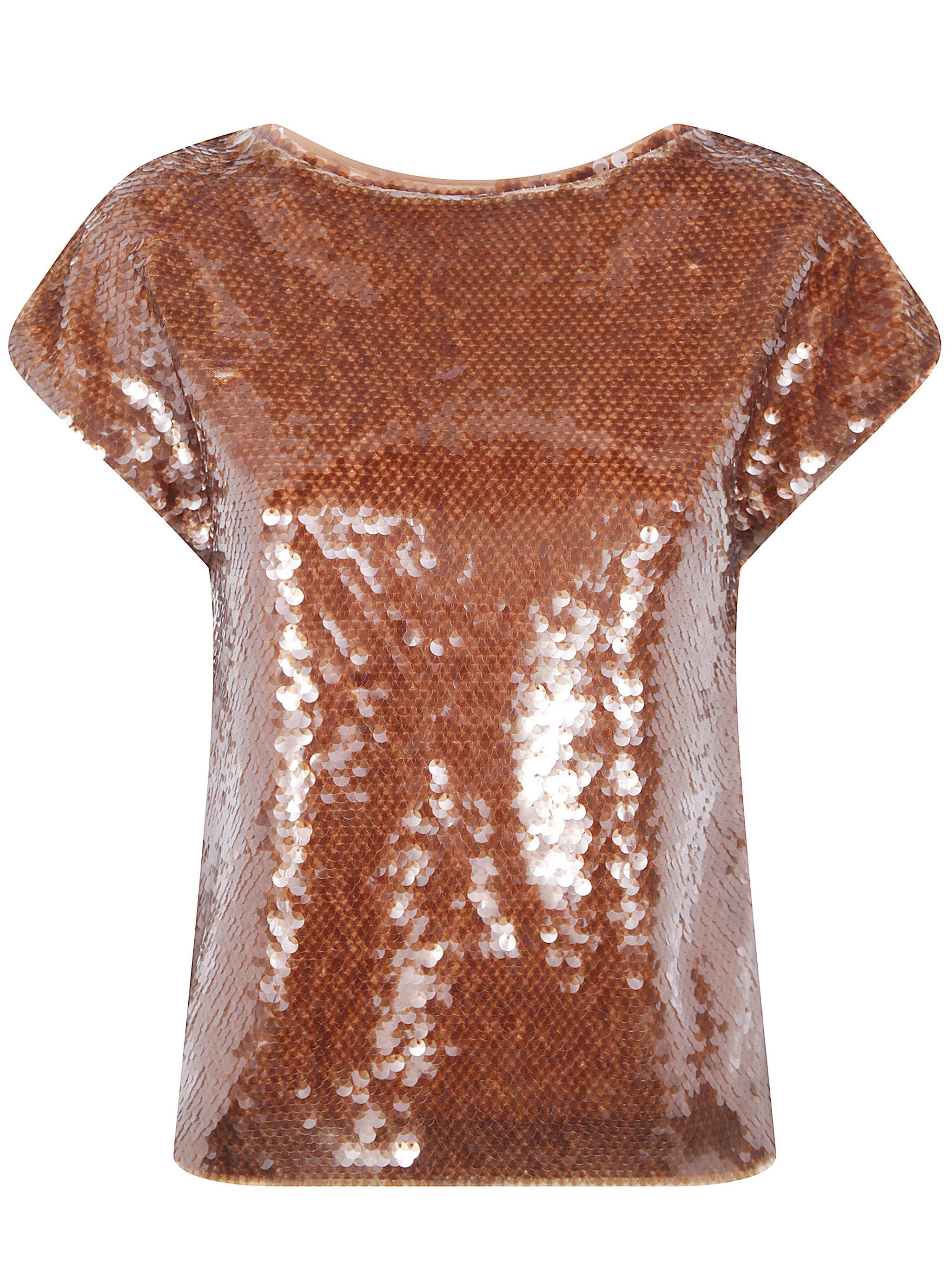ALBERTA FERRETTI Shirt Brown Polyester Shirt