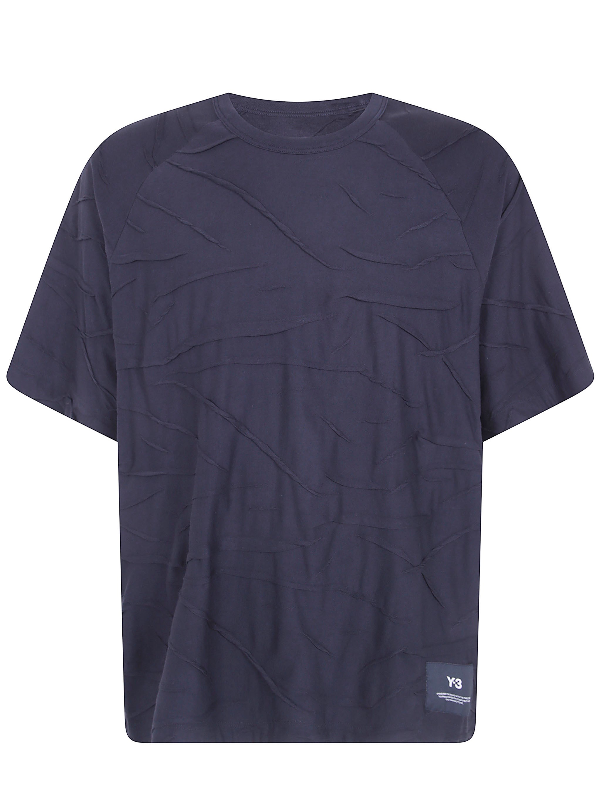 Yohji Yamamoto Y-3 YOHJI YAMAMOTO ADIDAS Short-Sleeve T-Shirt "M Plt Ss" Tee