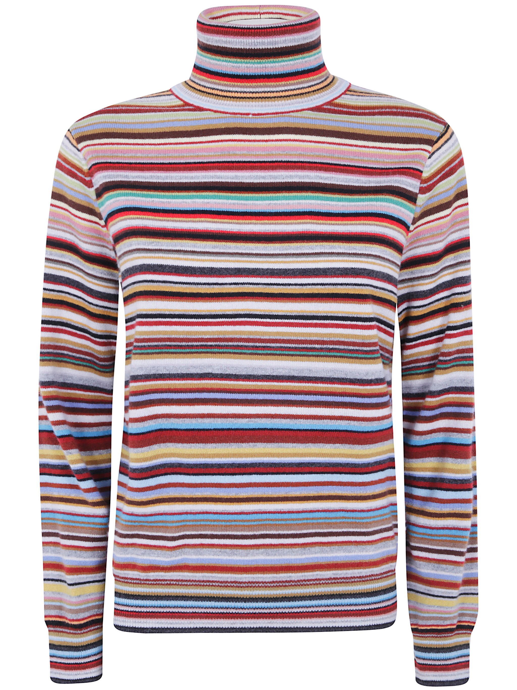 PAUL SMITH Roll-Neck Knitted Sweater