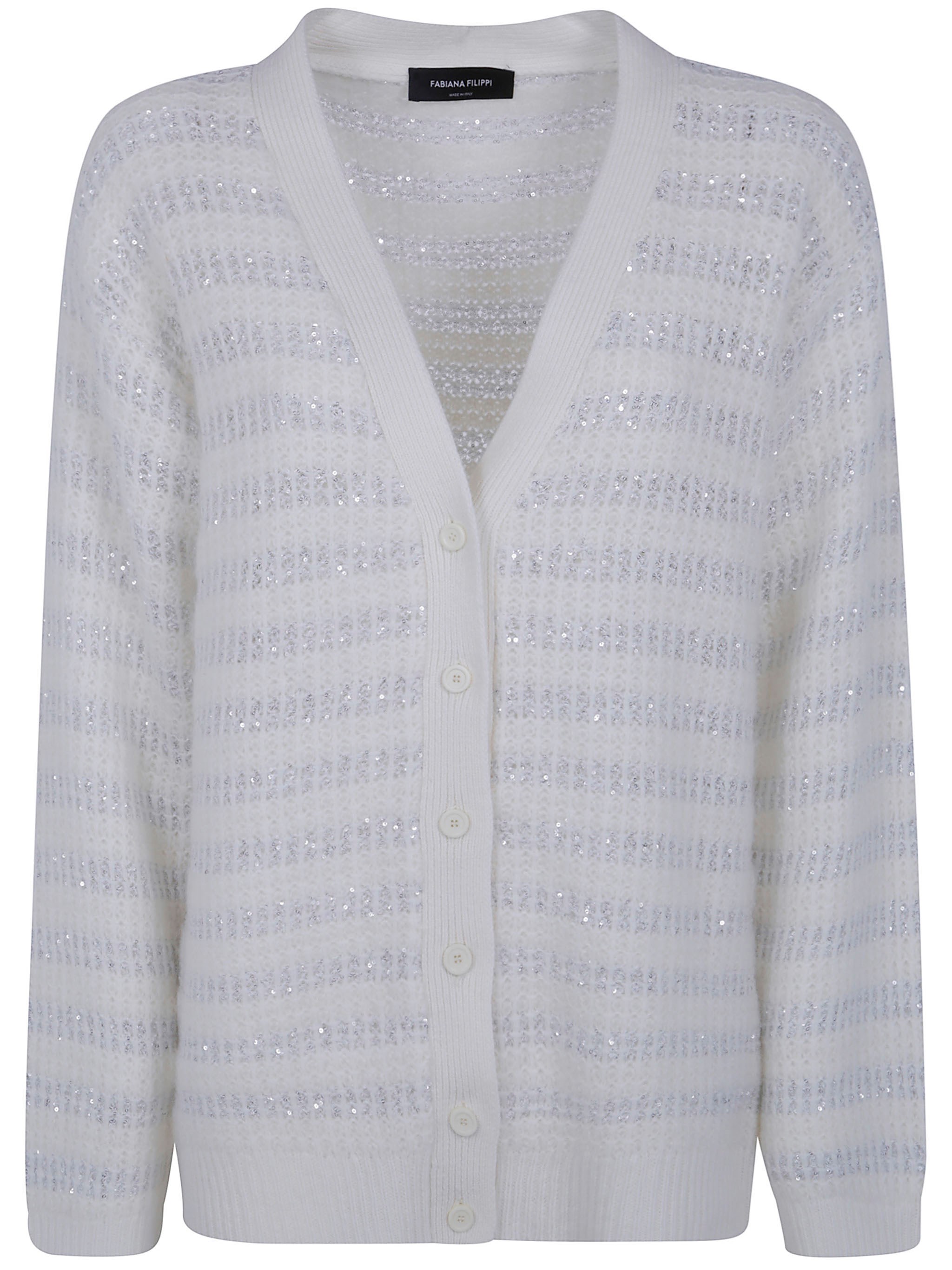 FABIANA FILIPPI Cardigan Wool Blend Beige