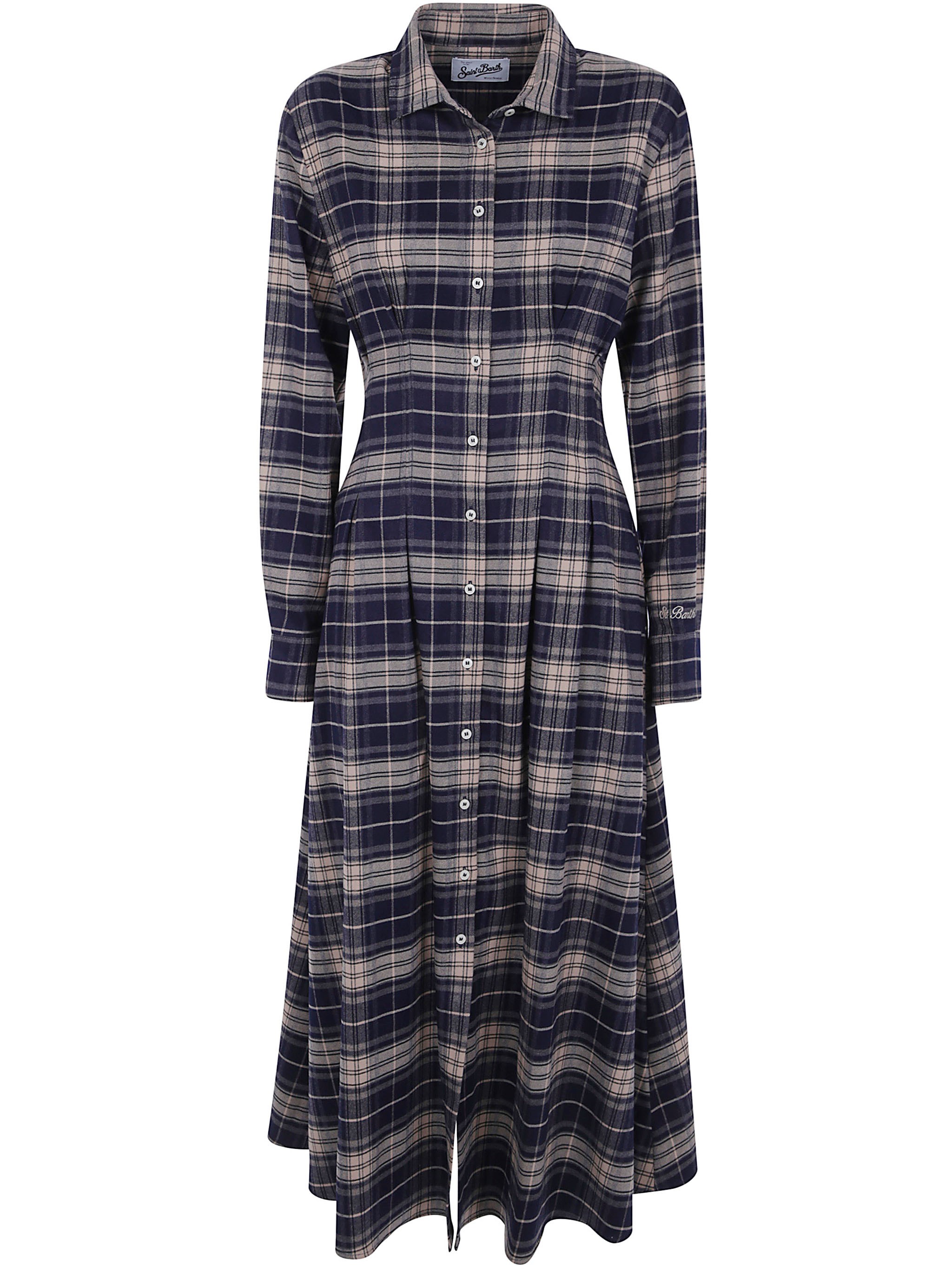 MC2 SAINT BARTH Dress Tartan "Alys"