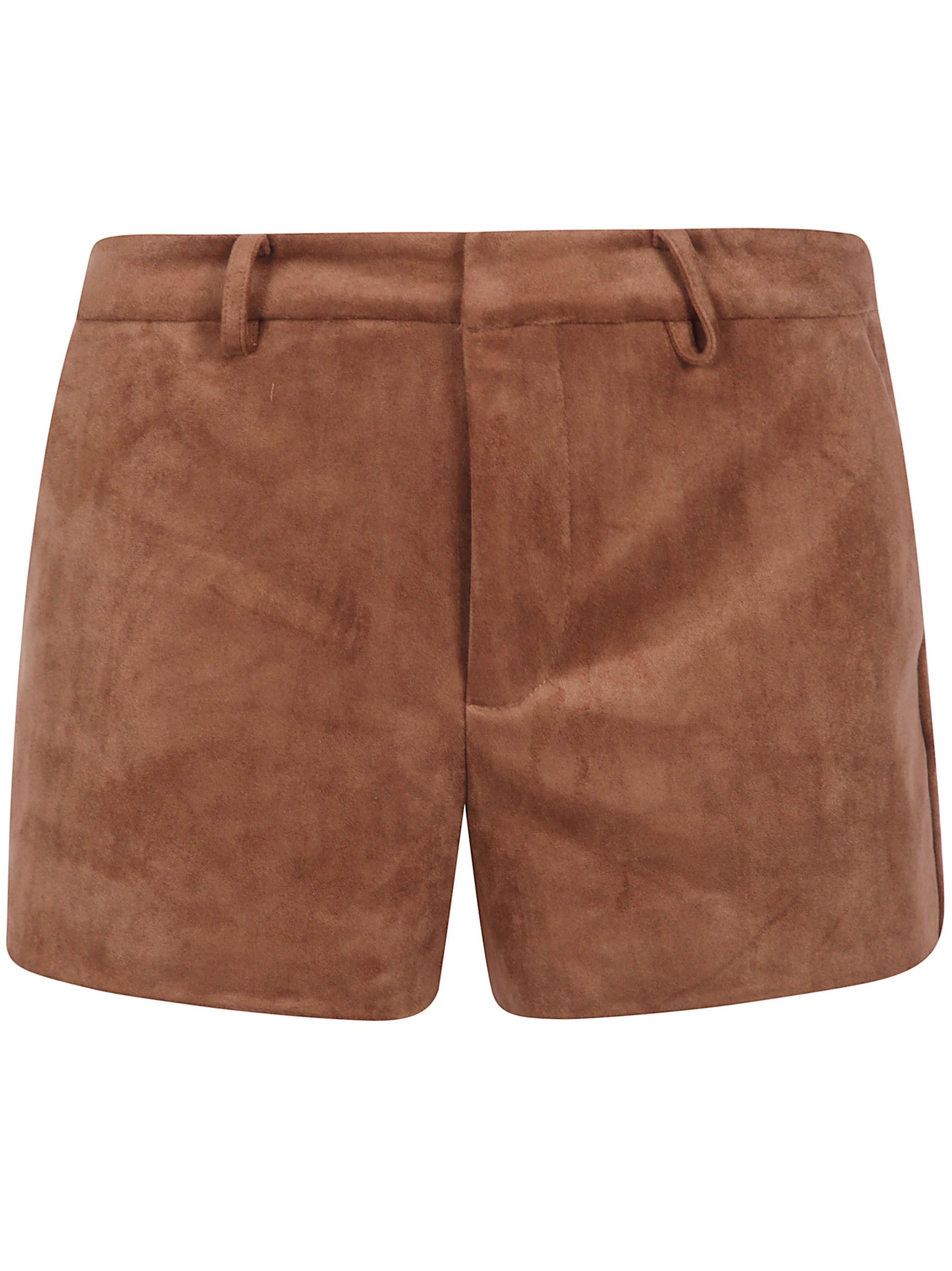 MC2 SAINT BARTH Suede Shorts "Elva"