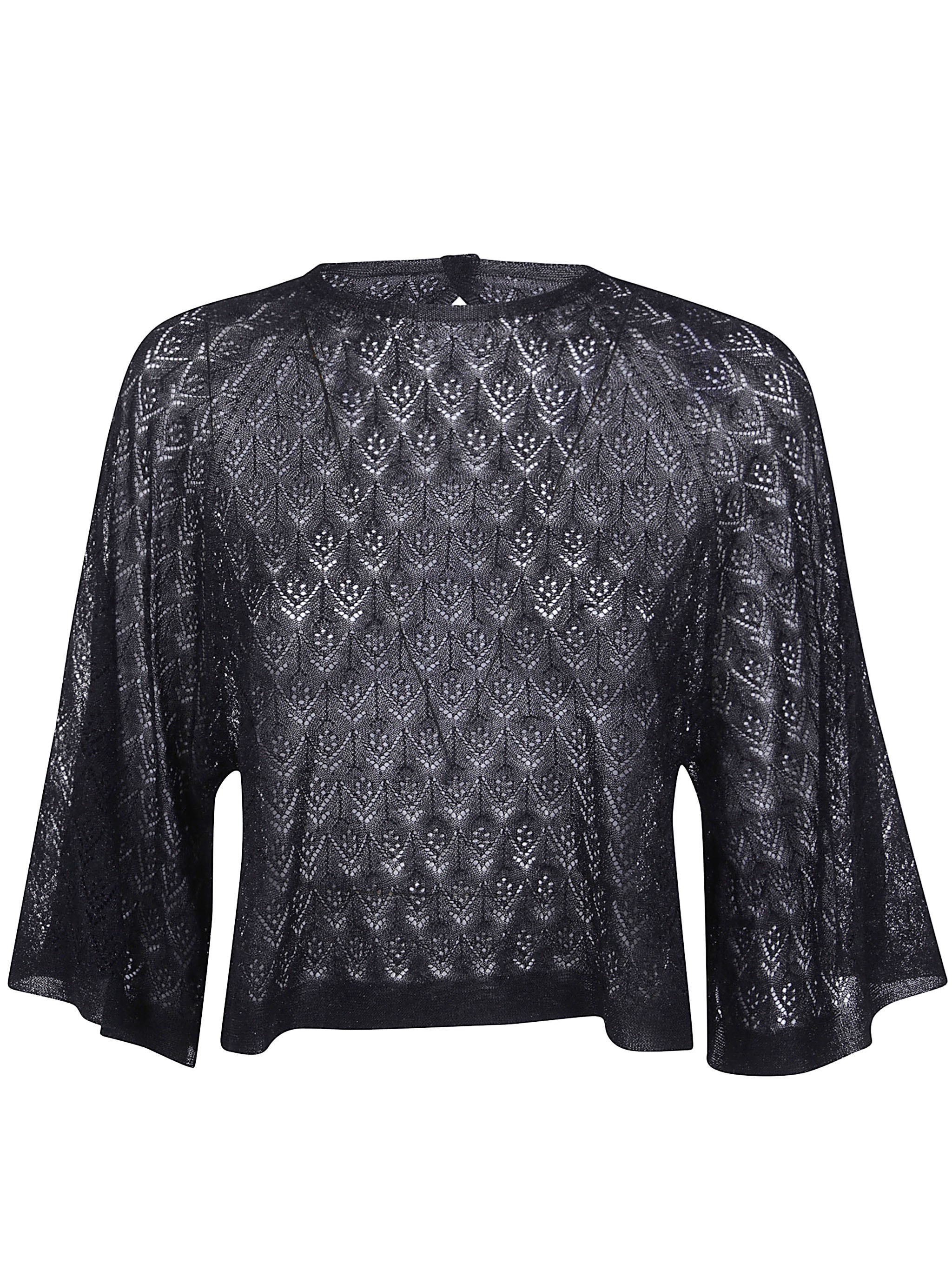 Twinset Sweater Lurex In Black