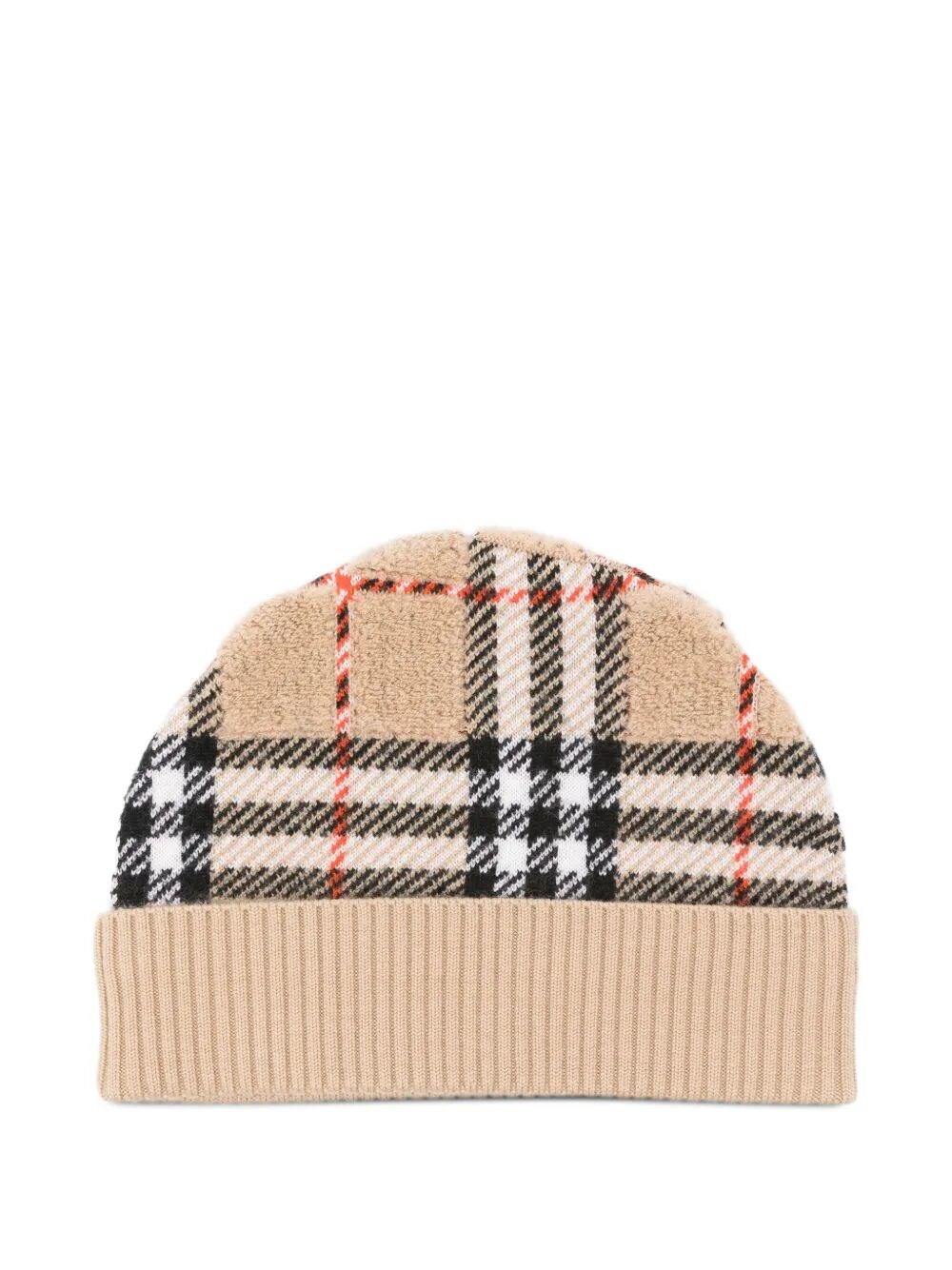 Burberry BURBERRY KIDS Beanie "Towelling" Chk
