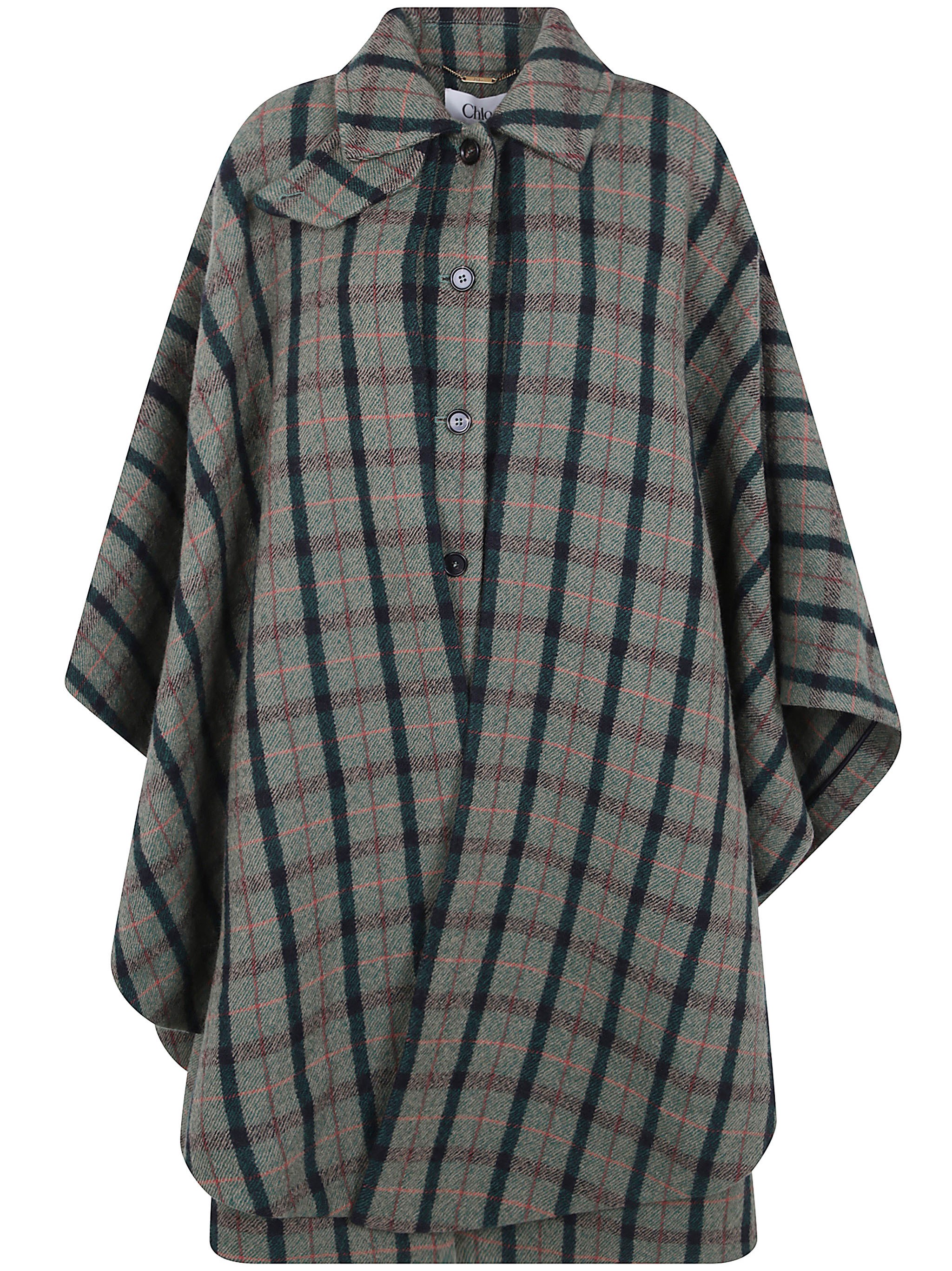 Chloé Check Cape