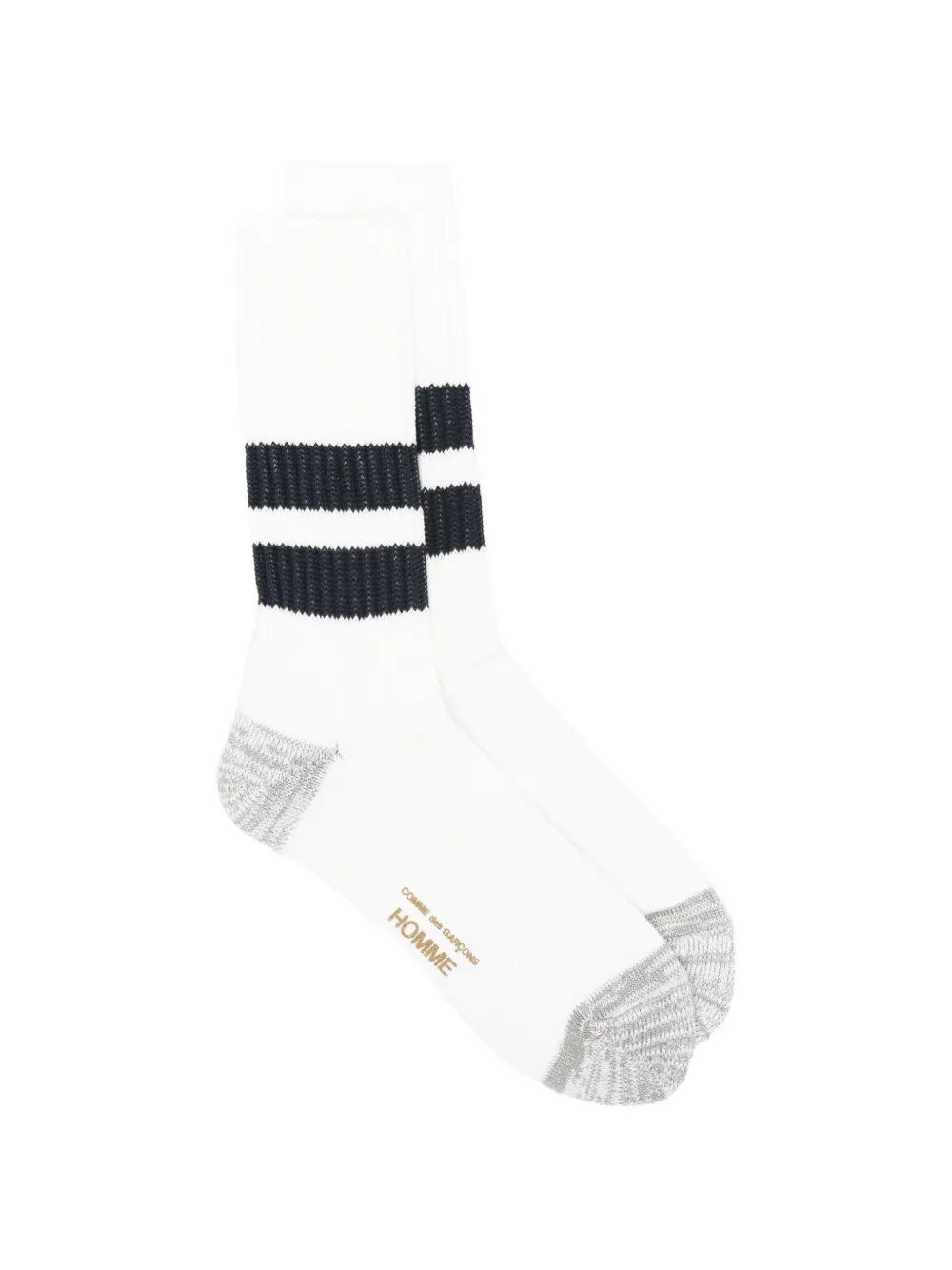 COMME des GARÇONS COMME DES GARCONS HOMME Socks White X Navy