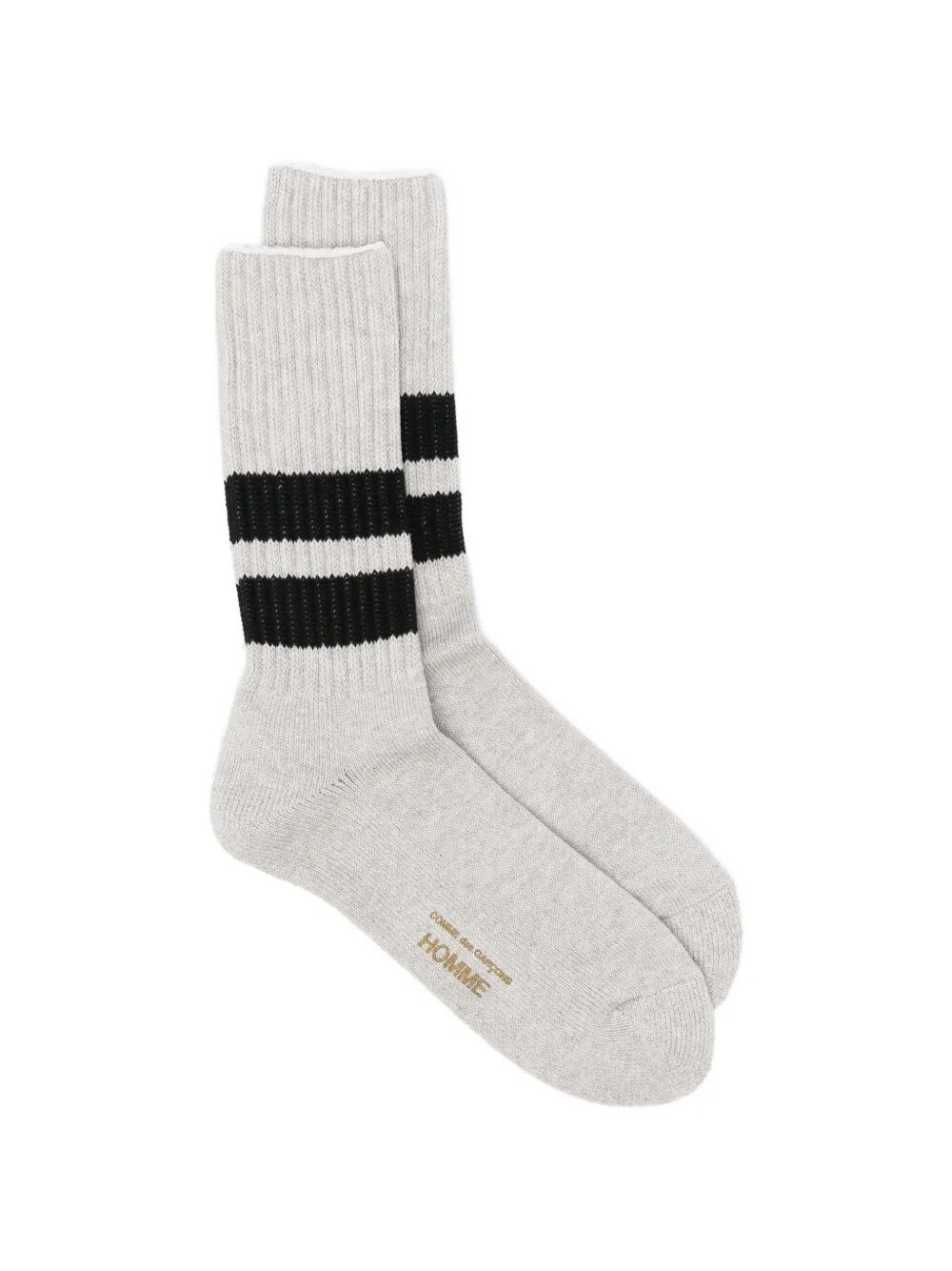 COMME des GARÇONS COMME DES GARCONS HOMME Socks Heather Grey X Black