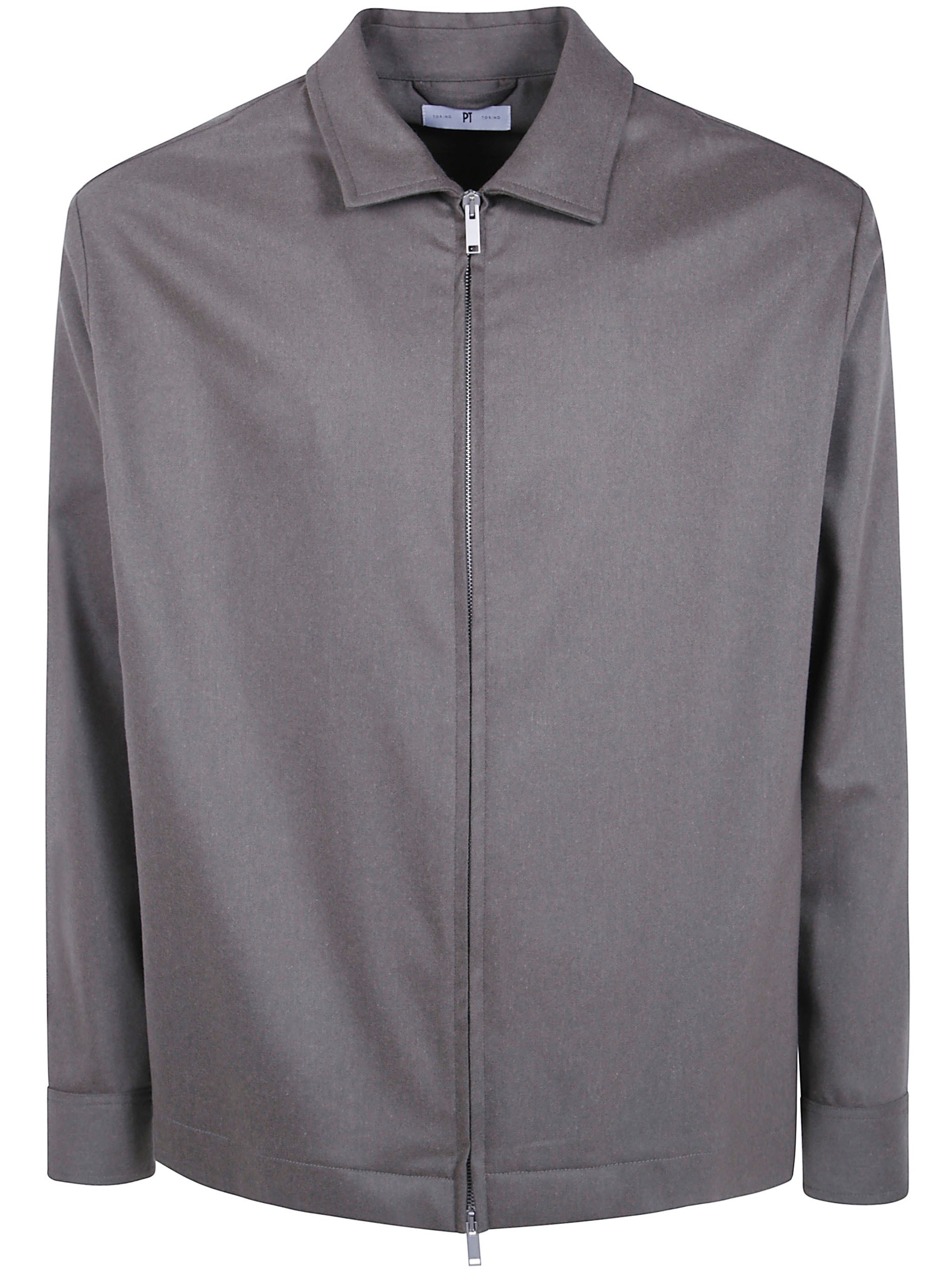 Pt01 Jacket Virgin Wool Cashmere In Gray