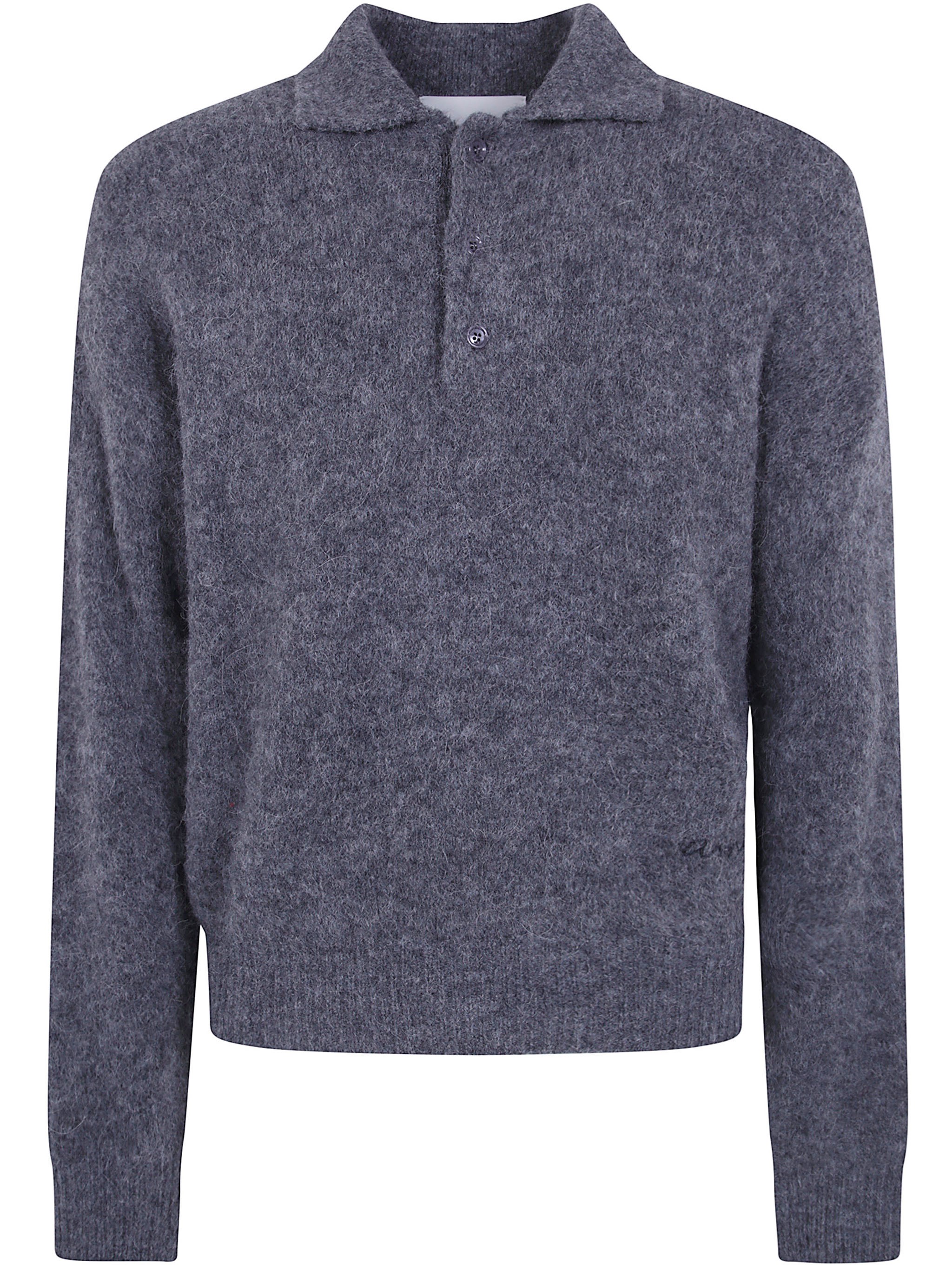 AMI ALEXANDRE MATTIUSSI Polo Sweater "Ami"