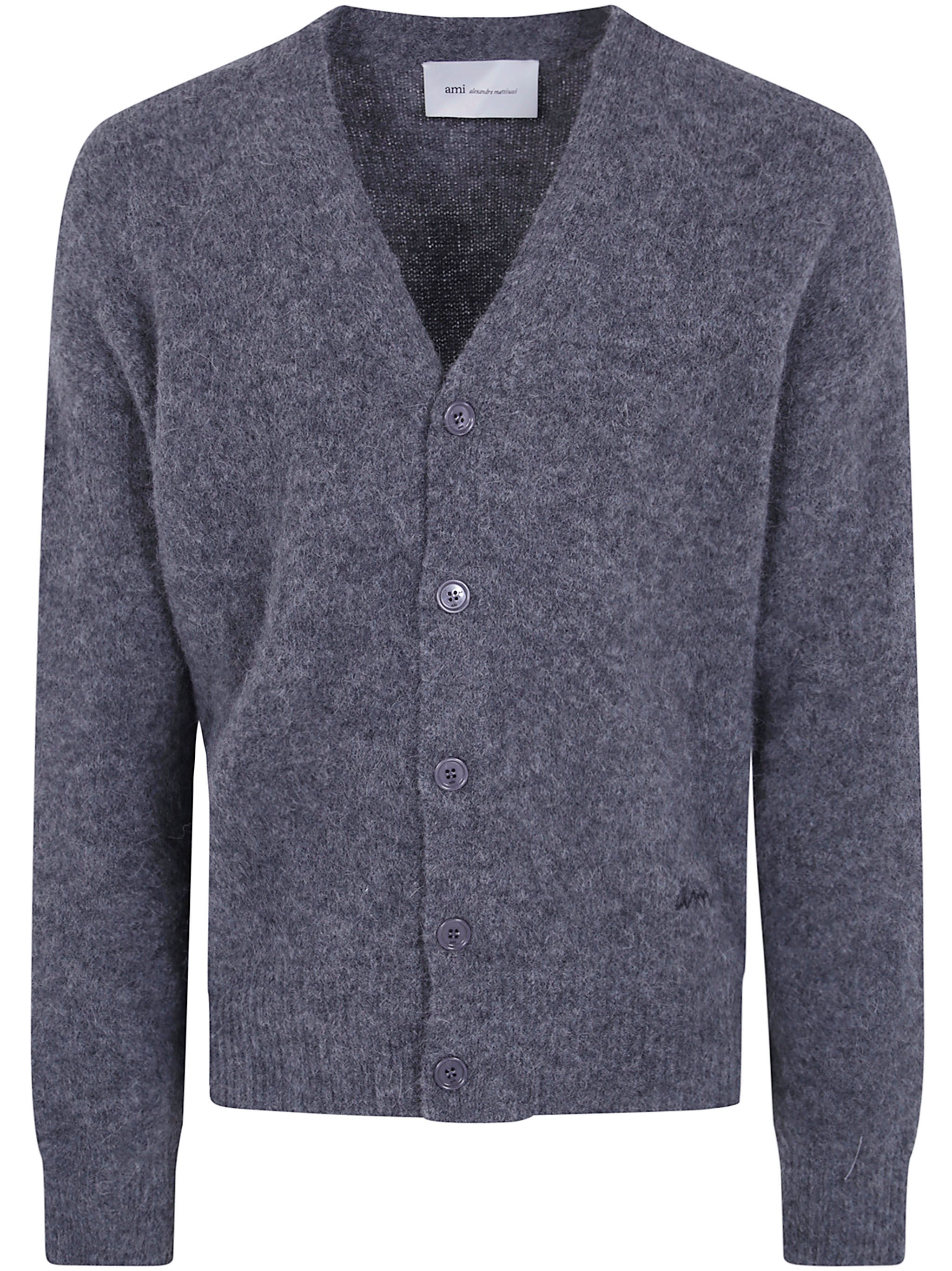 AMI Alexandre Mattiussi Cardigan V-Neck “Ami”