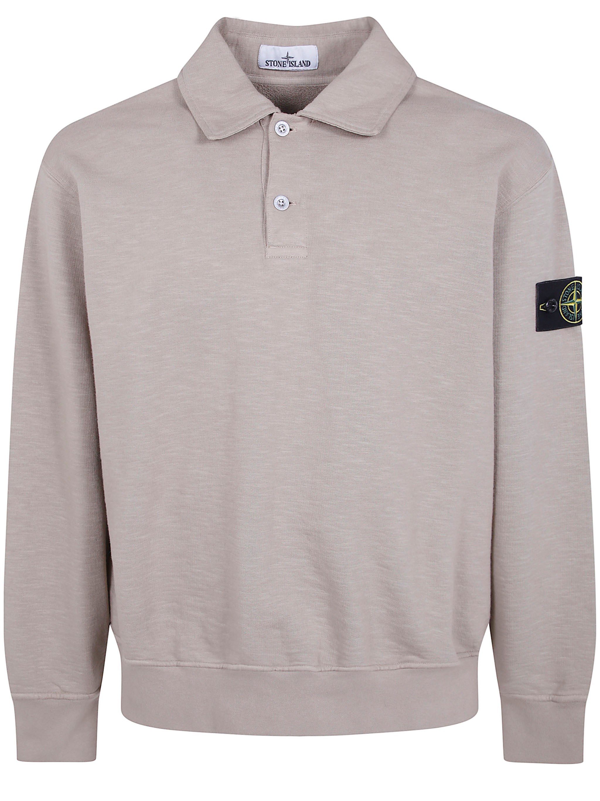 Stone Island Long-Sleeved Polo Shirt