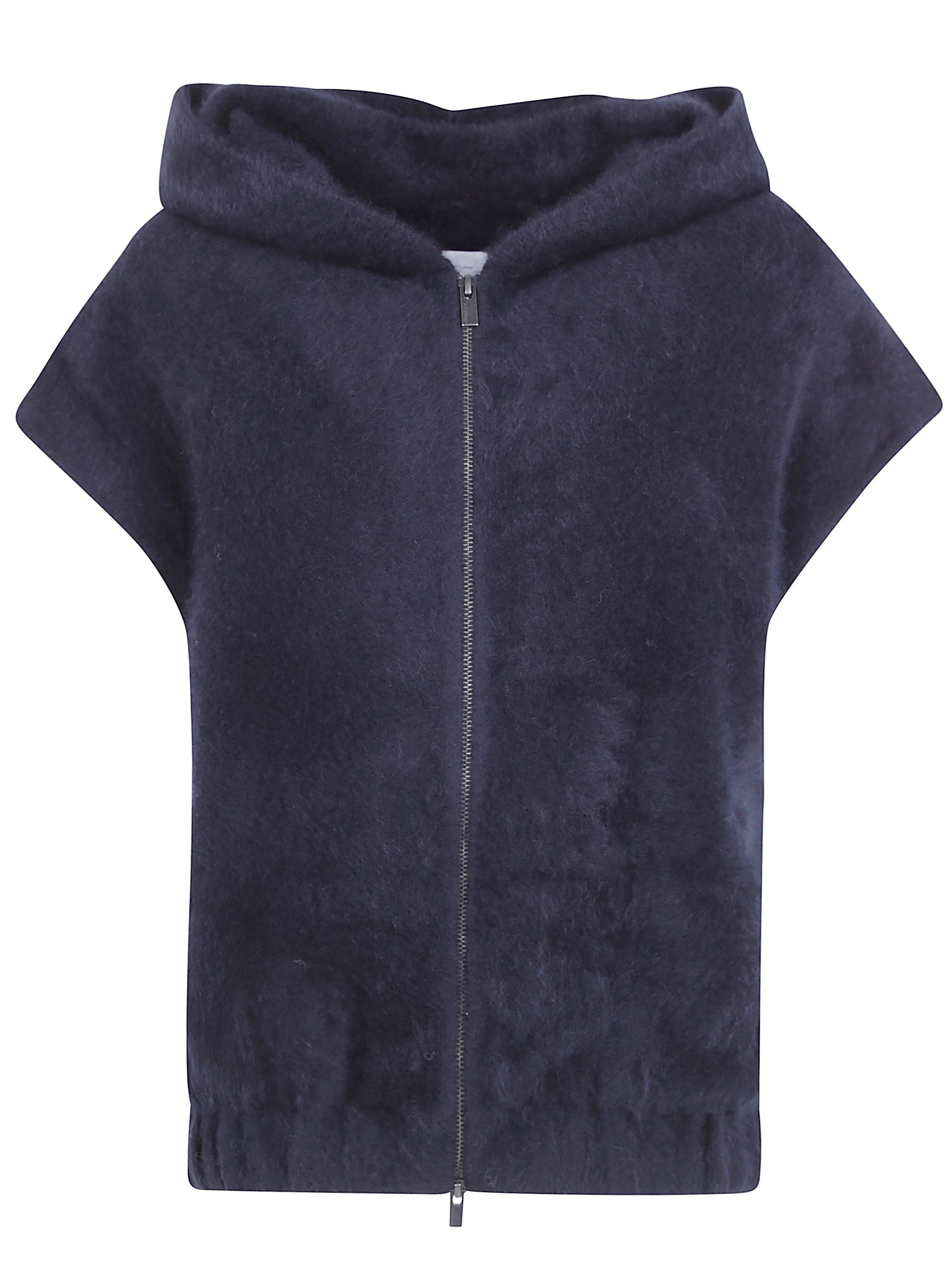 C. T. PLAGE Hooded Sleeveless Cardigan Ladies Hood Sleeveless Cardigan