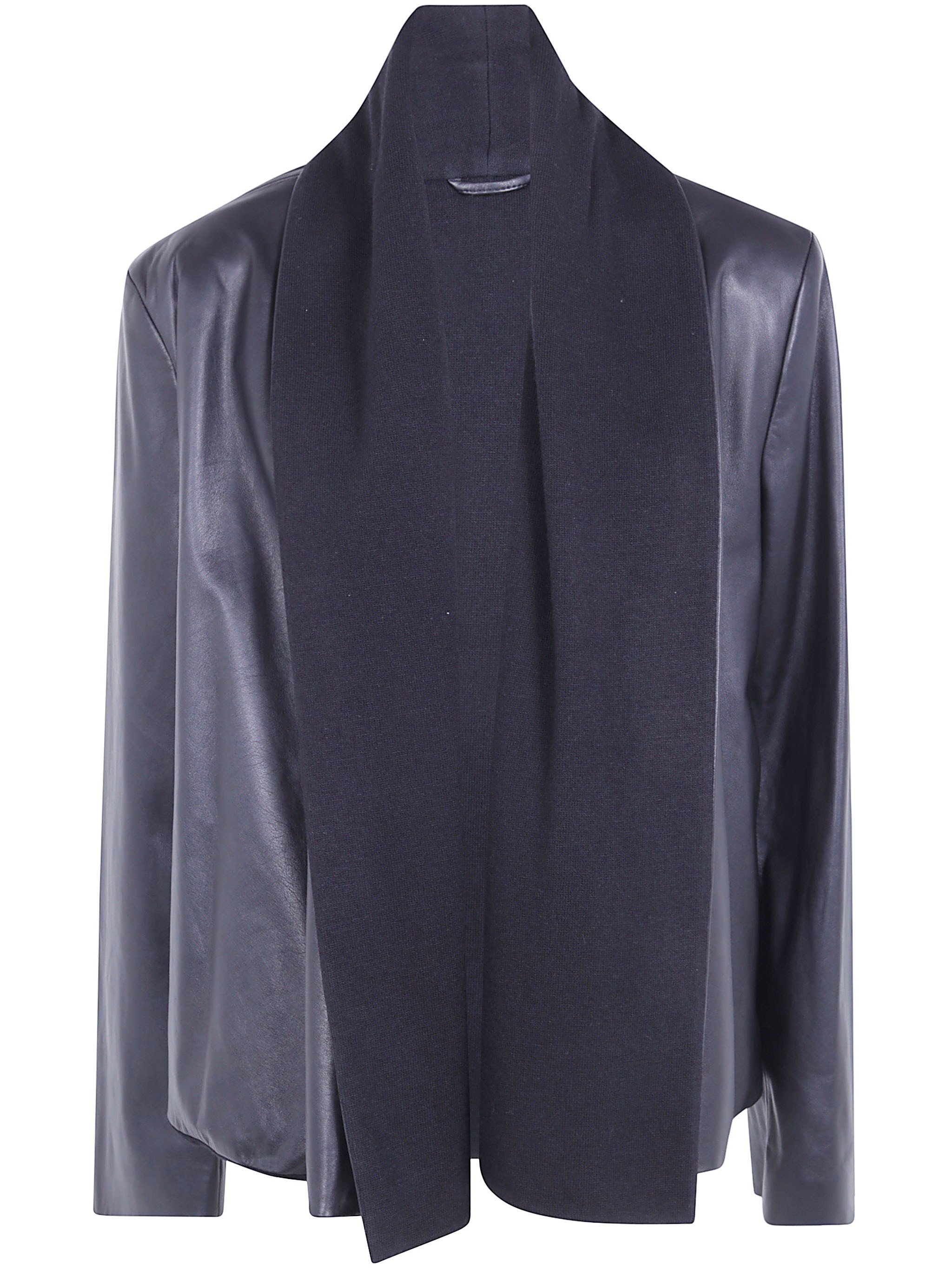 Toteme Jacket Scarf Leather Jacket