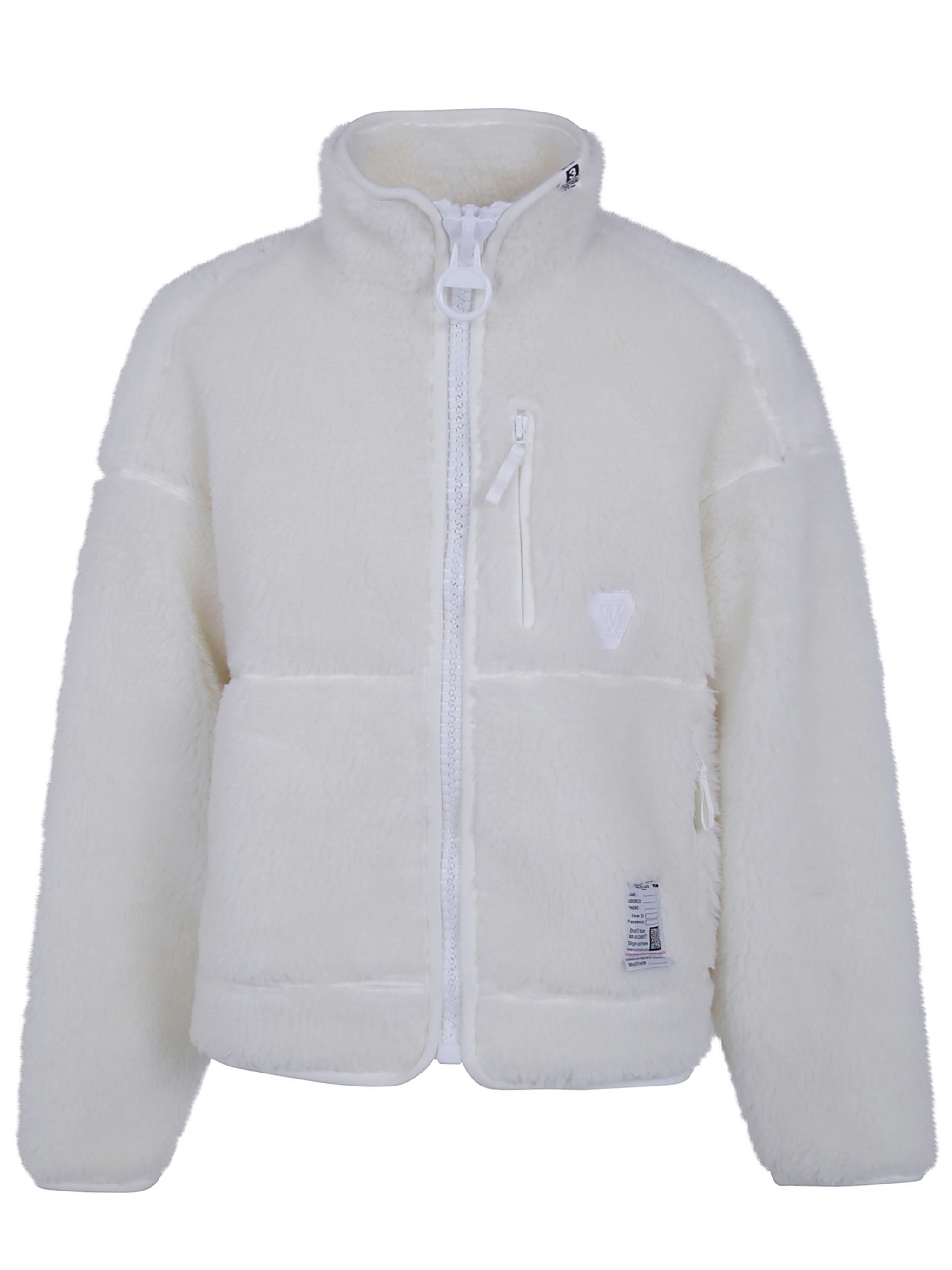 Maison Mihara Jacket Wide Back "boa Blouson" In White
