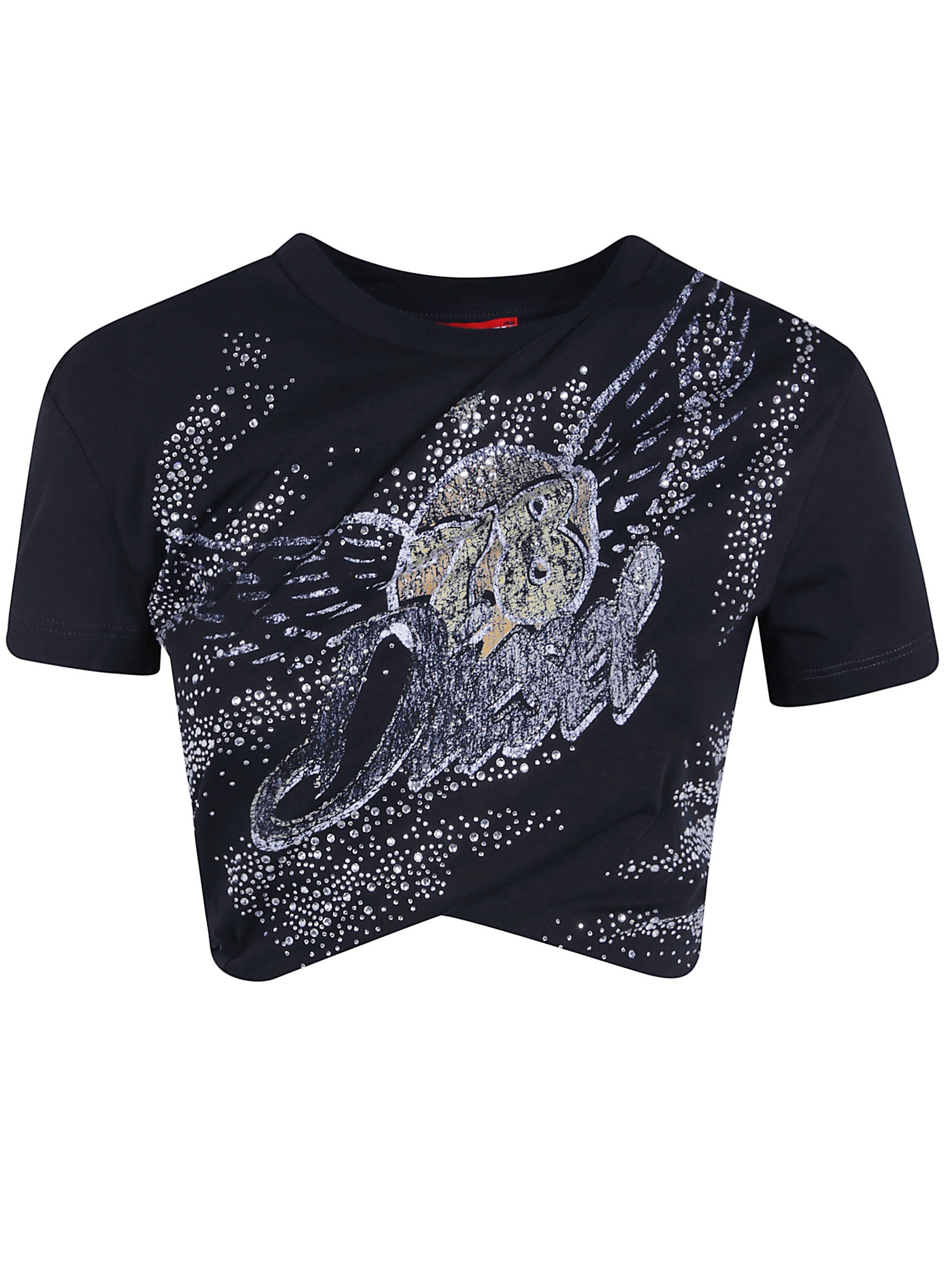 Diesel Cropped Tee “Wincy”