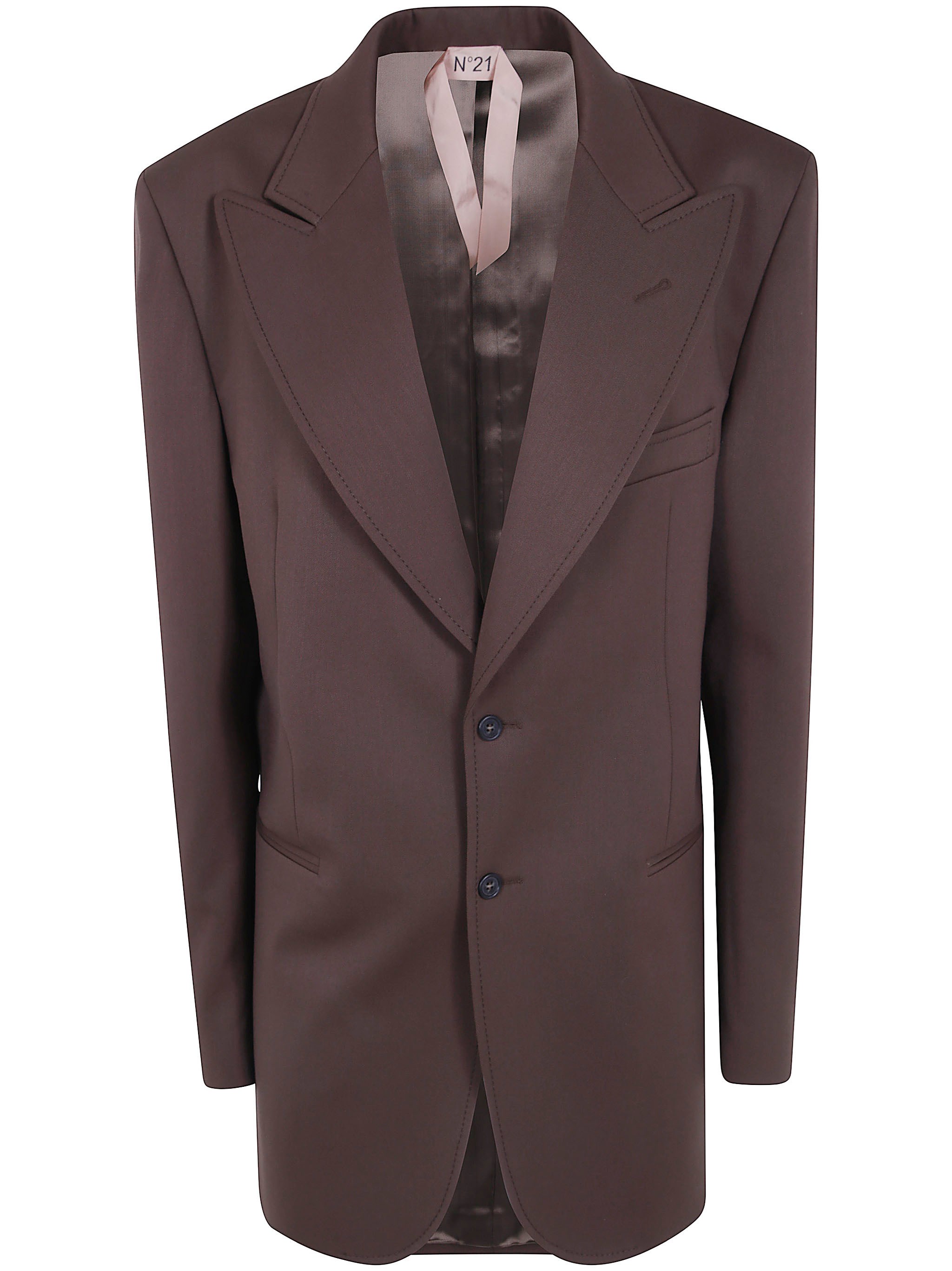 N.21 Jacket Oversized Fabric Oversized Jacket