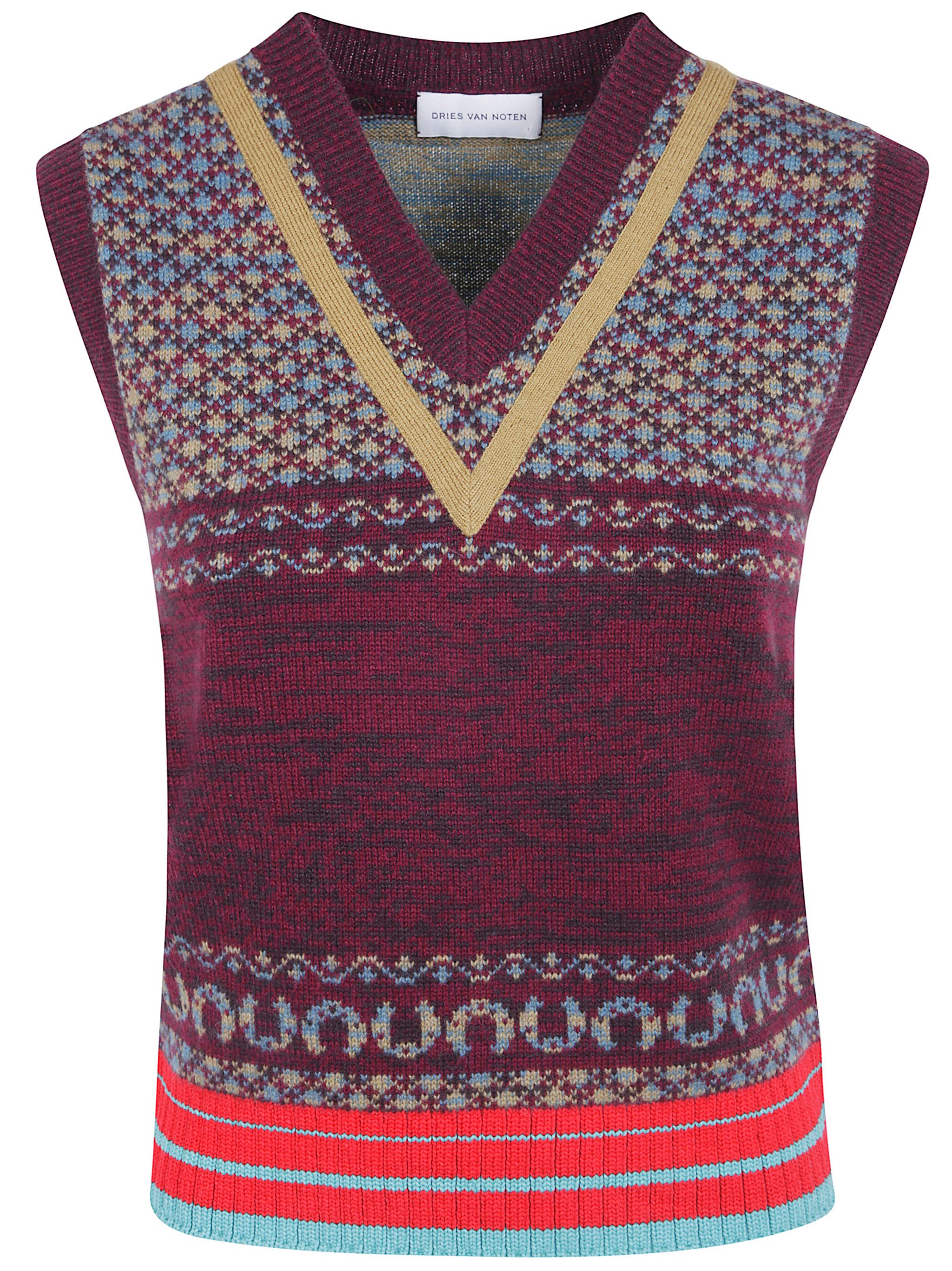 Dries Van Noten Cashmere Top "Toque"