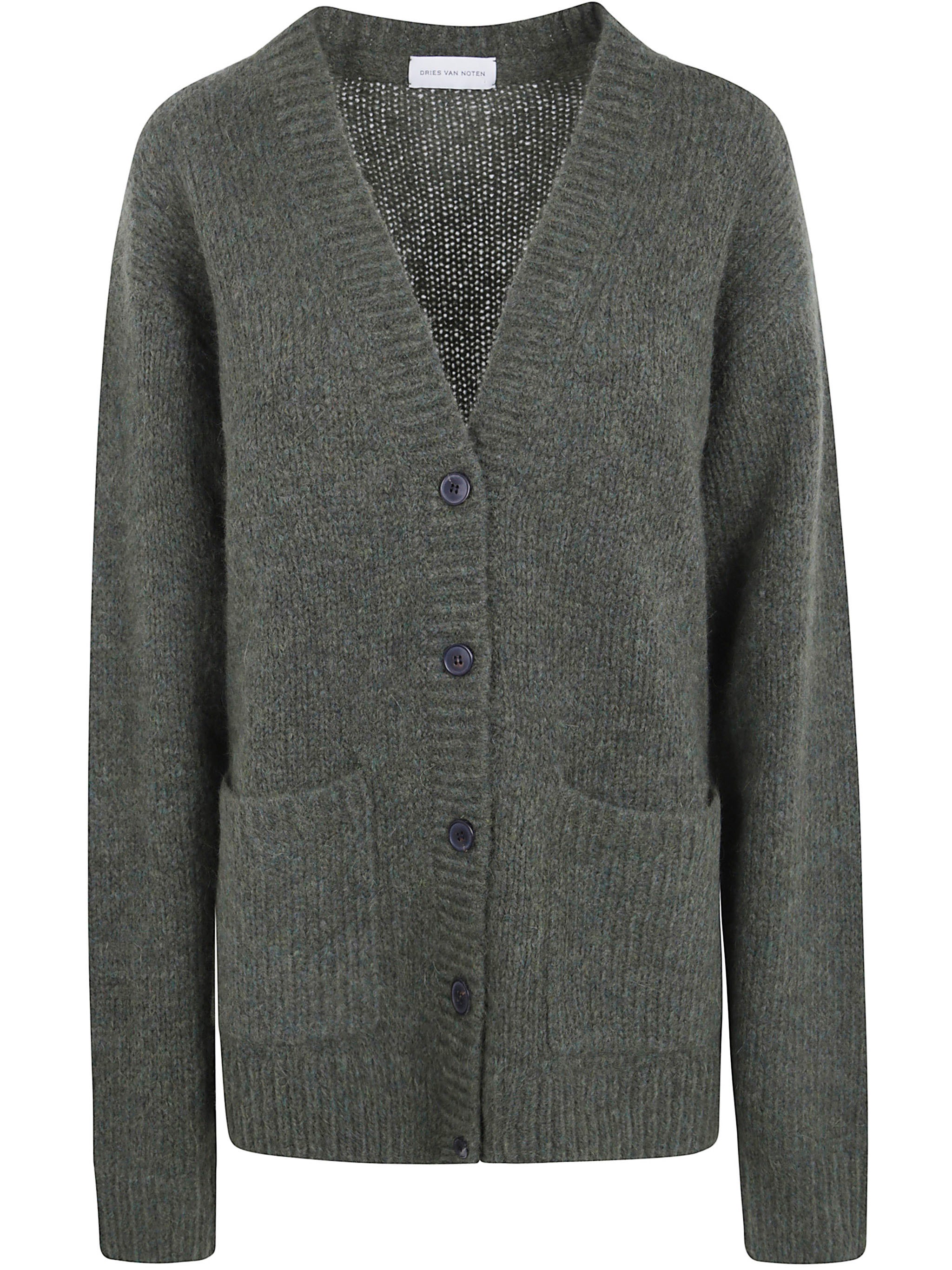 Dries Van Noten Cardigan Forest "tokas" In Multi