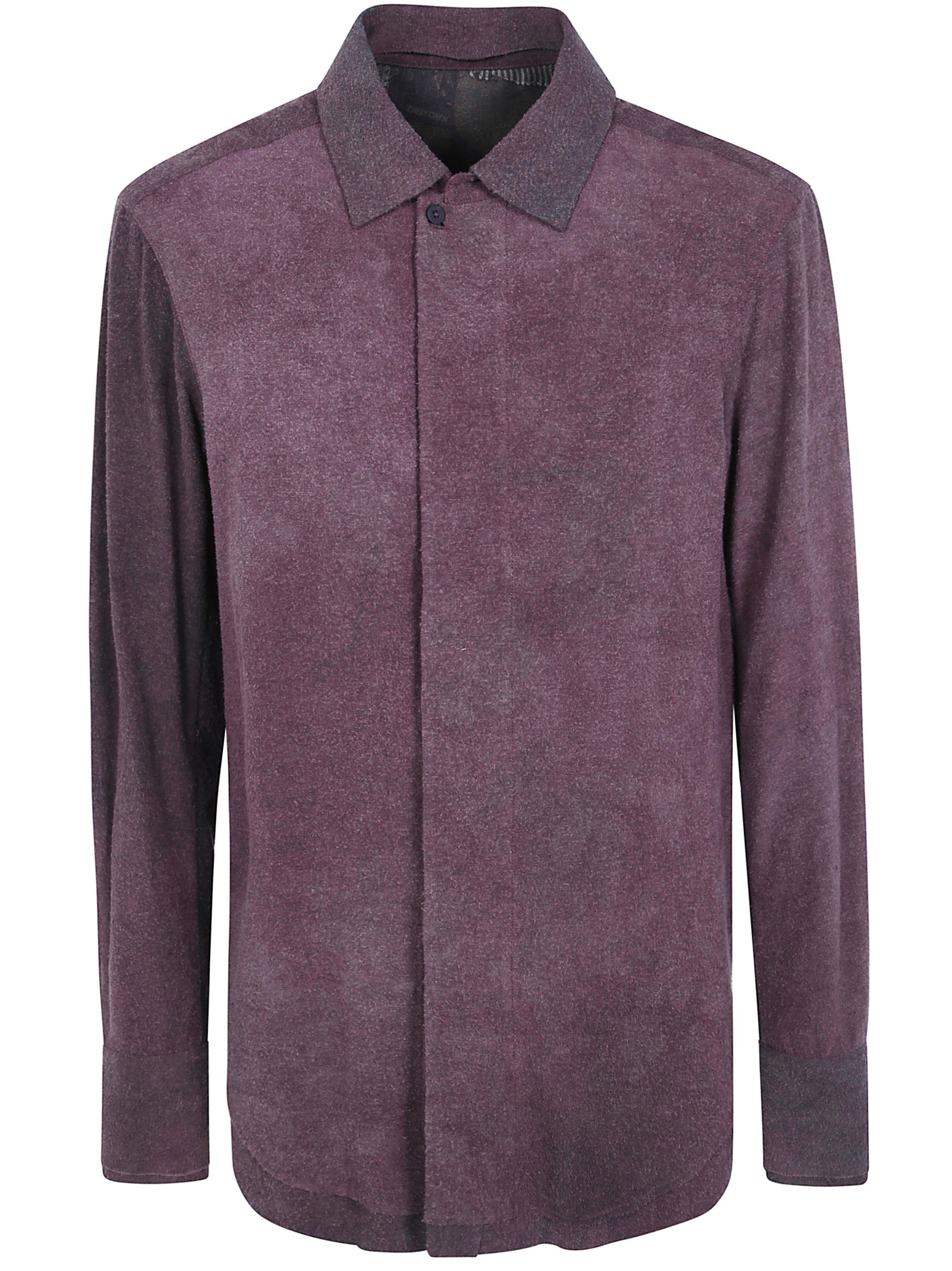 Ziggy Chen Shirt Concealed Button Shirt In Pink