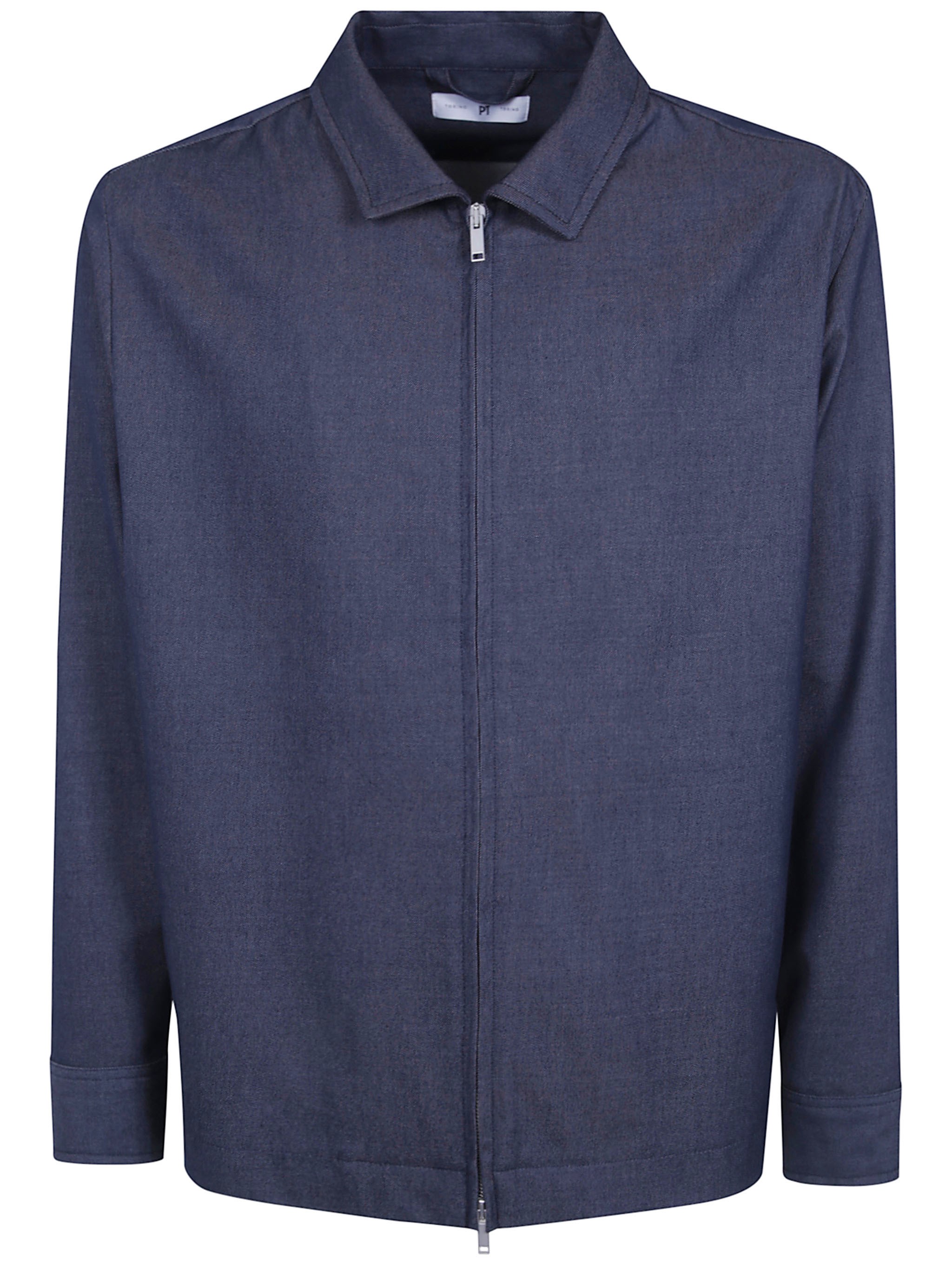 Pt01 Jacket Navy In Blue