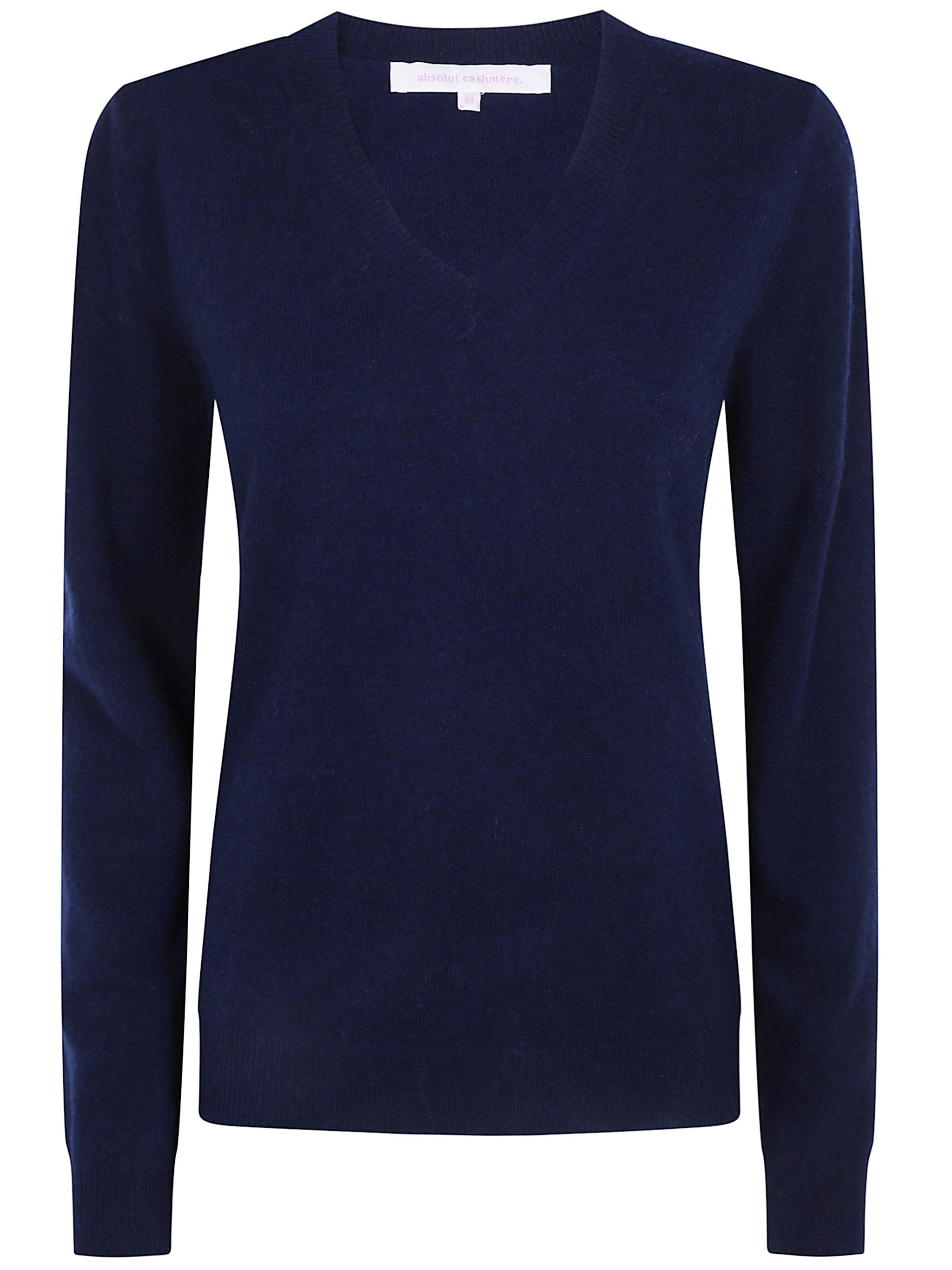 Absolut Cashmere V-neck Sweater "alya" In Blue