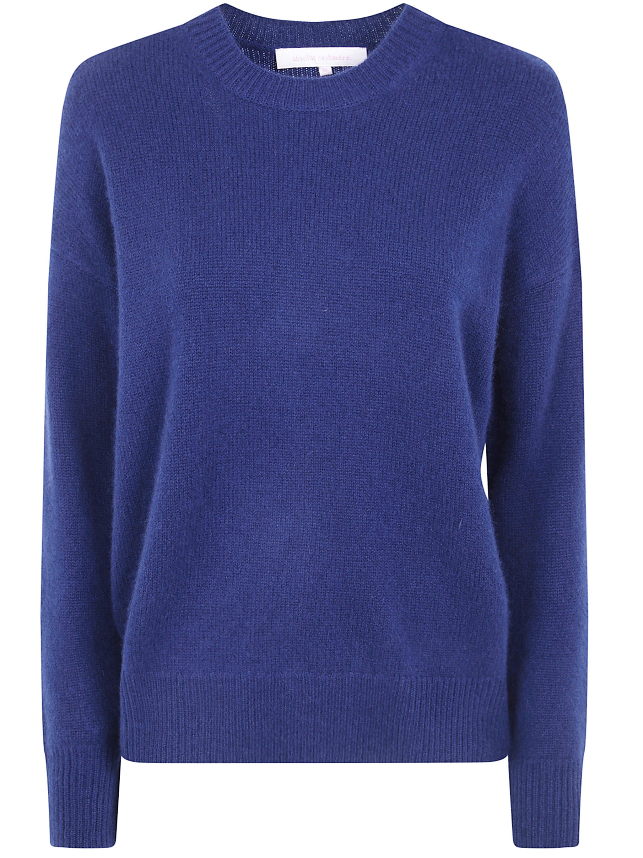Absolut Cashmere Sweater Round-neck "yasmine" In Blue