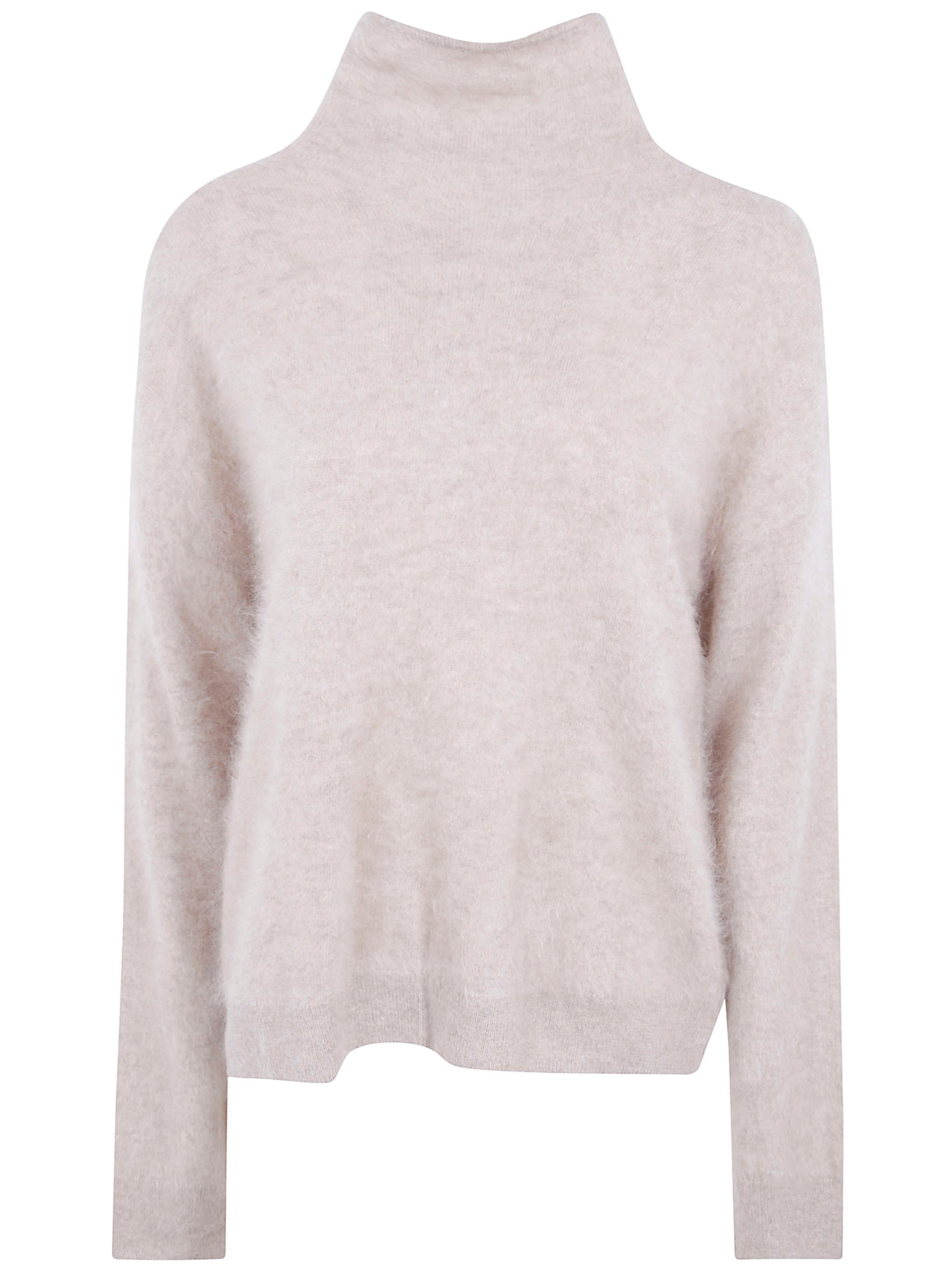 Absolut Cashmere Turtle Neck Sweater "solange" In Brown
