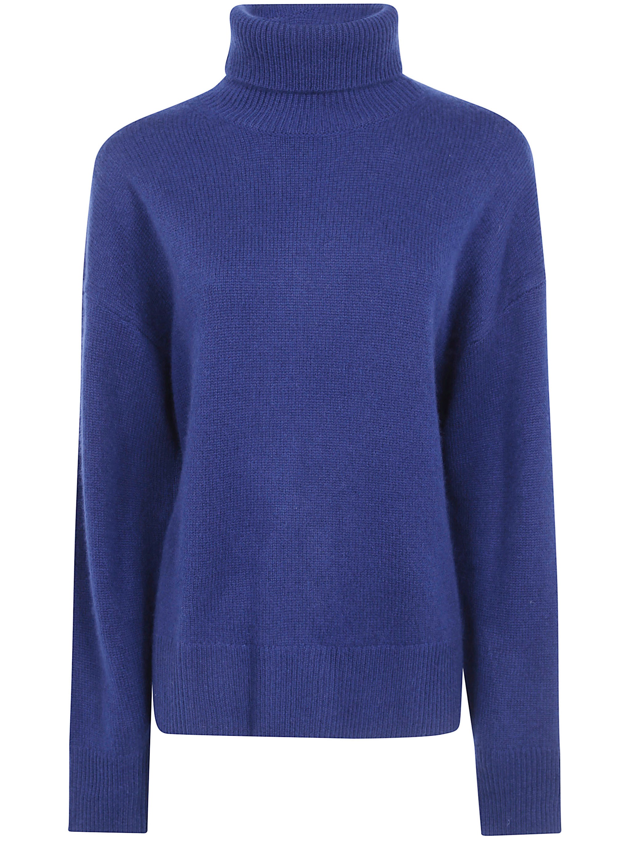 Absolut Cashmere Turtleneck Sweater "bertille" In Blue
