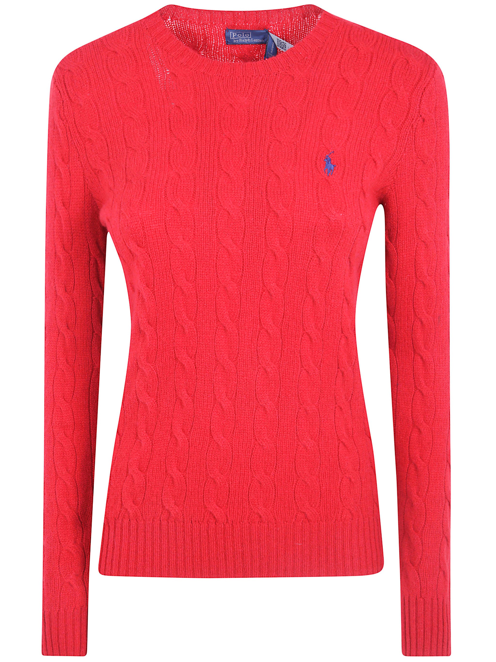 Polo Ralph Lauren Long-sleeve Sweater "julianna" In Red