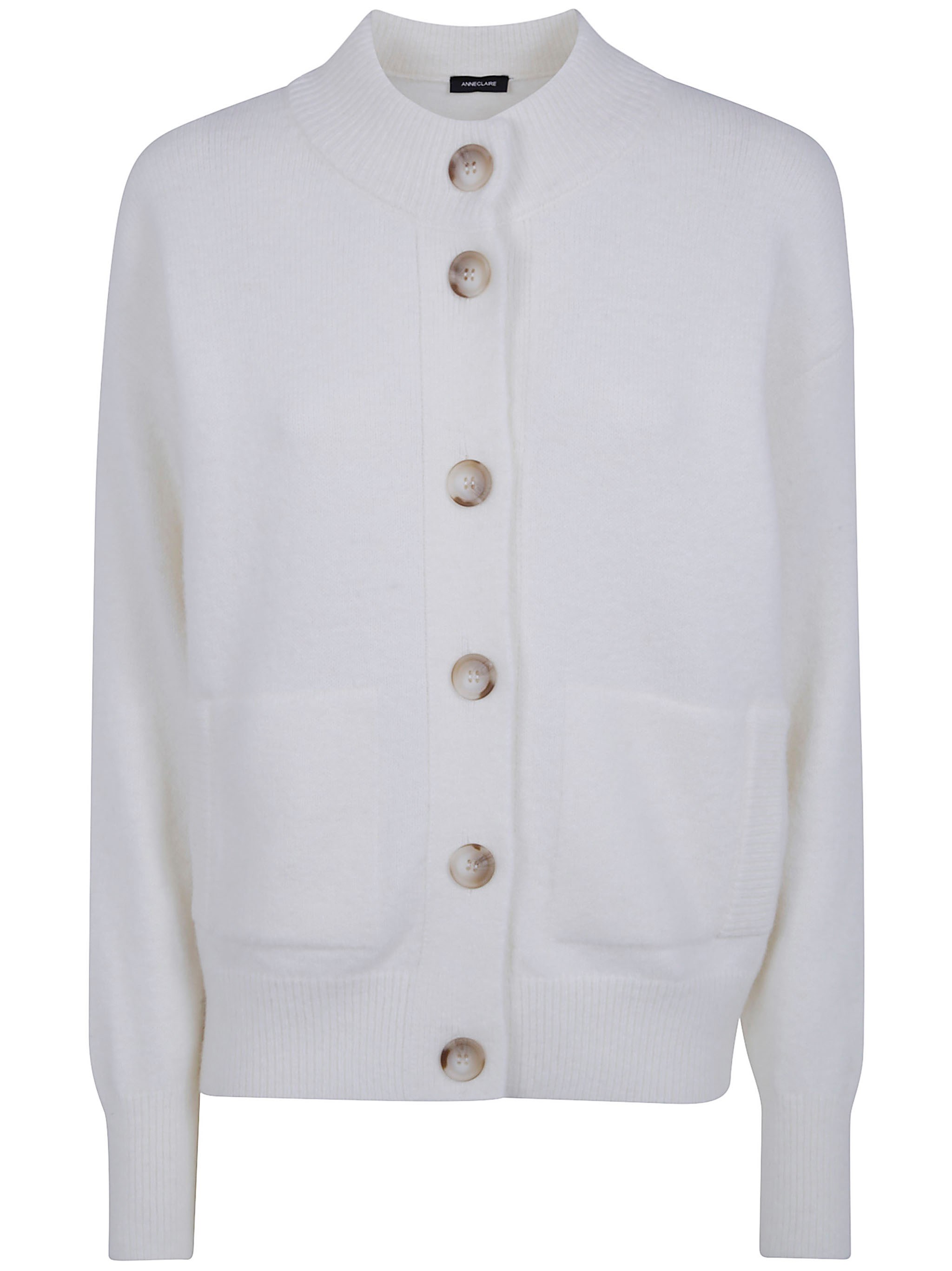 ANNECLAIRE Knitted Bomber Jacket