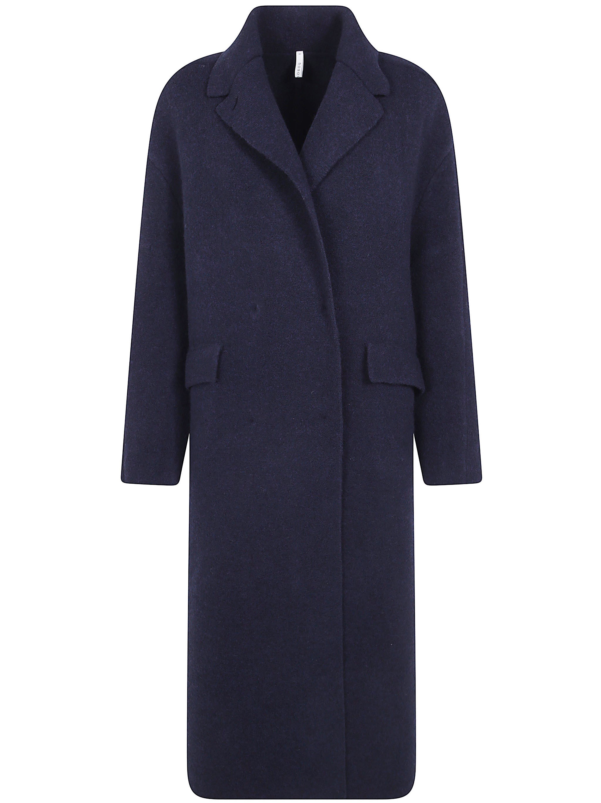 Boboutic Lapel Coat "gemini" In Blue