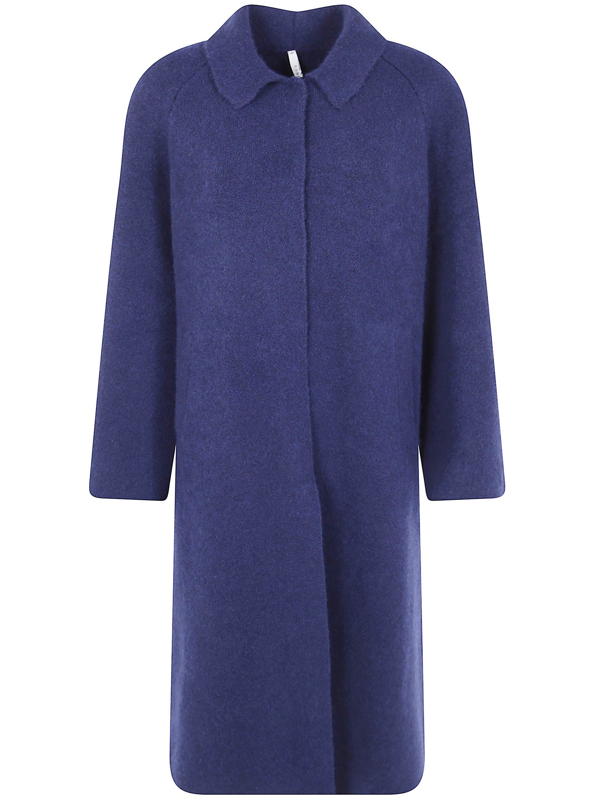 Boboutic Cashmere Coat "living & Loving" In Blue